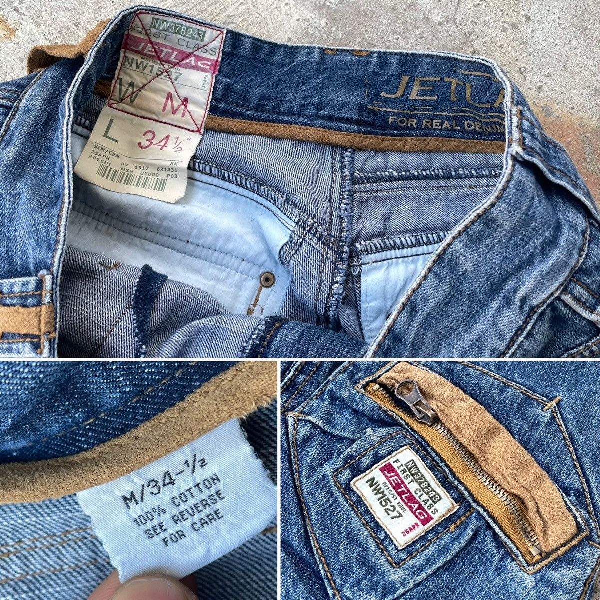 Japanese Brand × Vintage Vintage jetlag Bondage Cargo Jeans Japanese Style Y2K Size US 34 / EU 50 - 13 Thumbnail