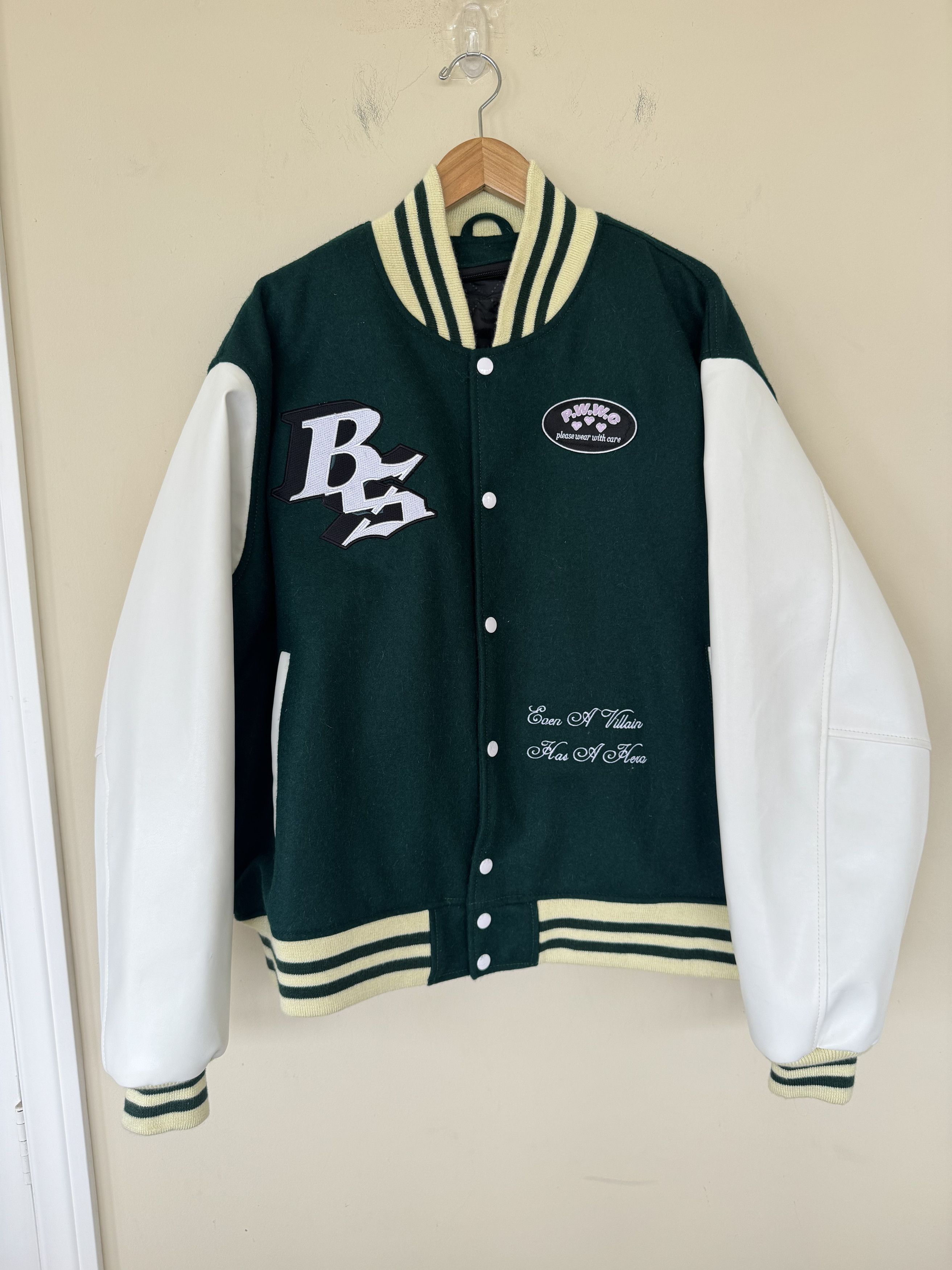 Vintage Hero Varsity Bomber Jacket Size US XXL / EU 58 / 5 - 1 Thumbnail