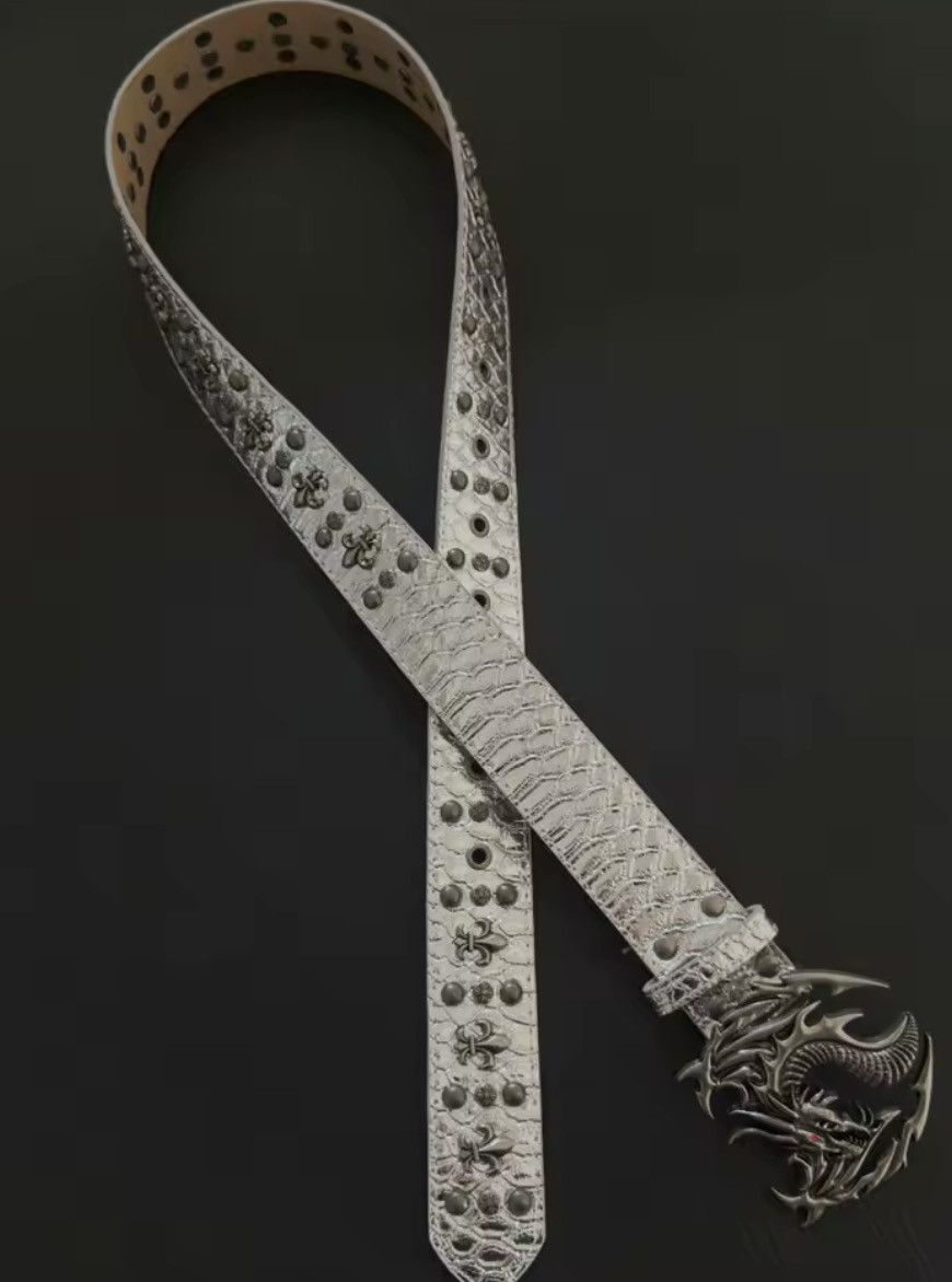 Japanese Brand Chinese Style Gothic Metal Dragon Belt Size ONE SIZE - 3 Thumbnail