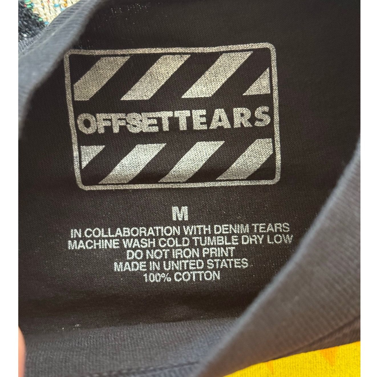 DENIM TEARS Denim Tears x Offset Set It Off #1 T-shirt sz m Size US M / EU 48-50 / 2 - 6 Thumbnail