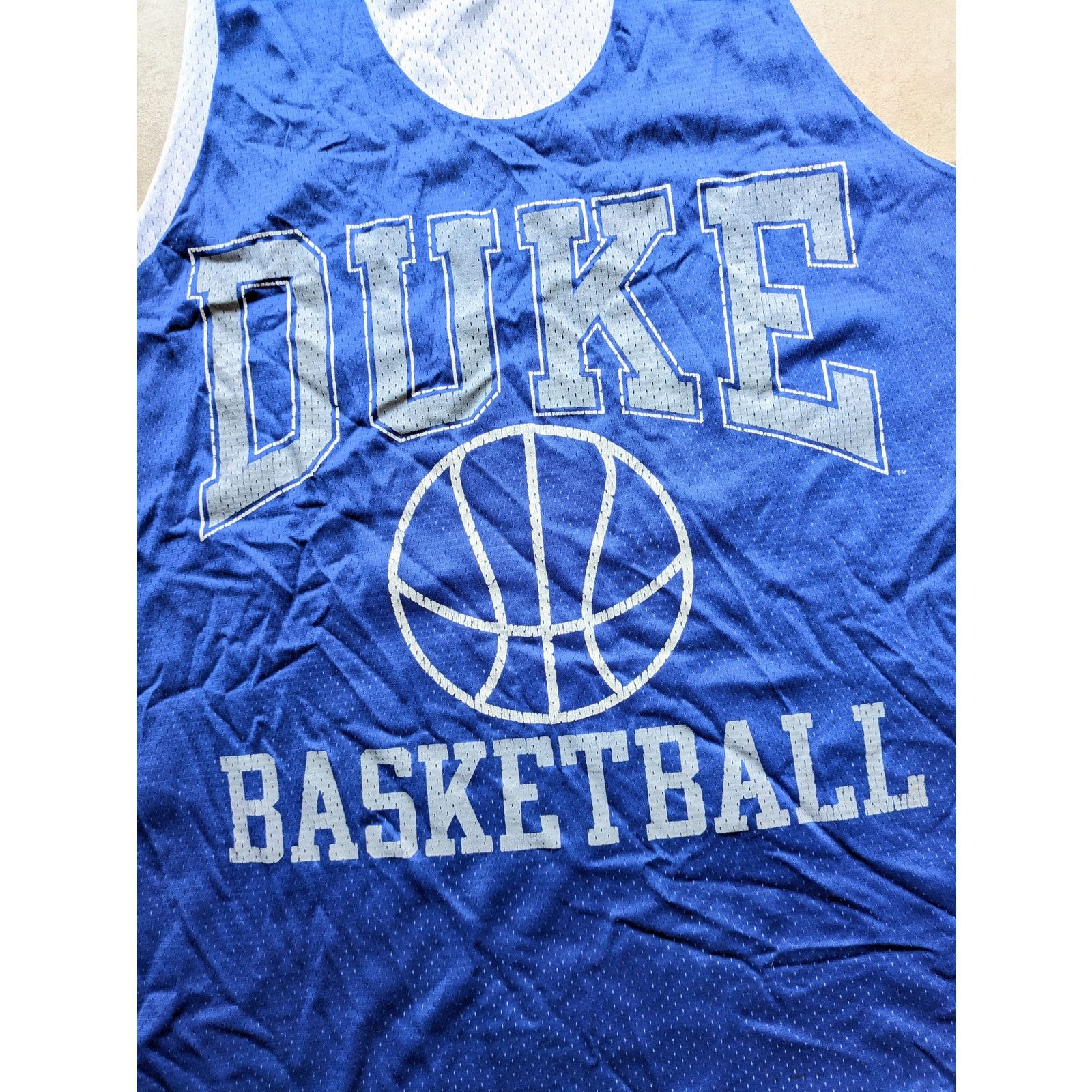 Duke Blue Devils 90s CHAMPION practice jersey blue NCAA vtg