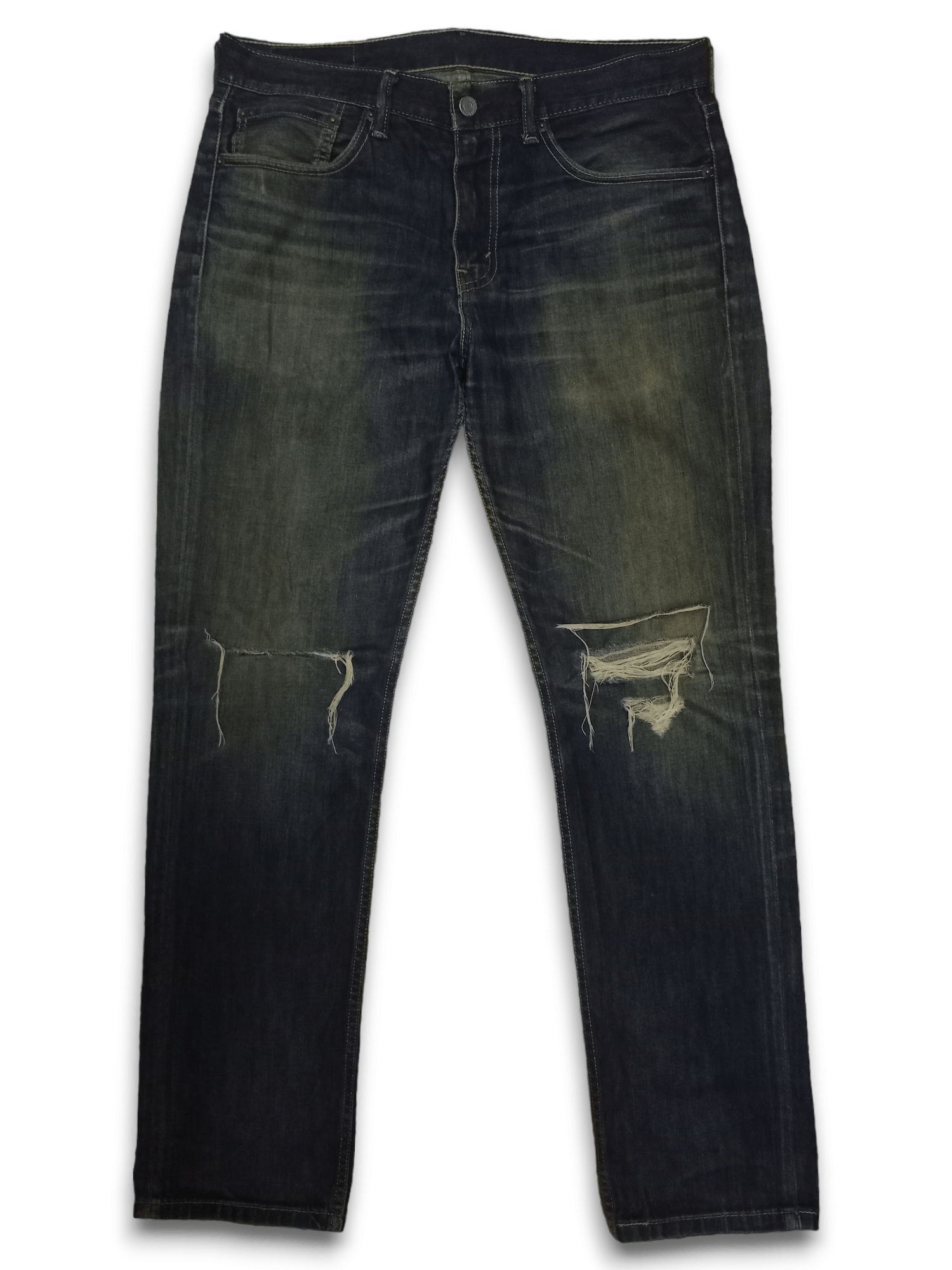 Levi's × Levi's Vintage Clothing Vintage Levis 511 Mud Wash Distressed Jeans Size US 34 / EU 50 - 1 Thumbnail