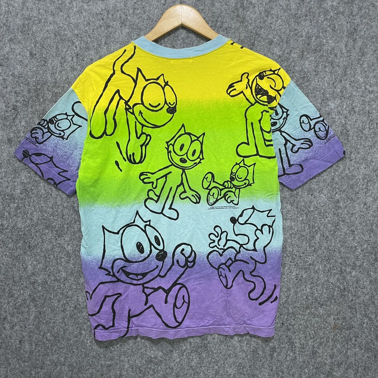 Vintage Vintage 90s Angel Blue x Felix The Cat T-Shirt Size US M / EU 48-50 / 2 - 4 Thumbnail