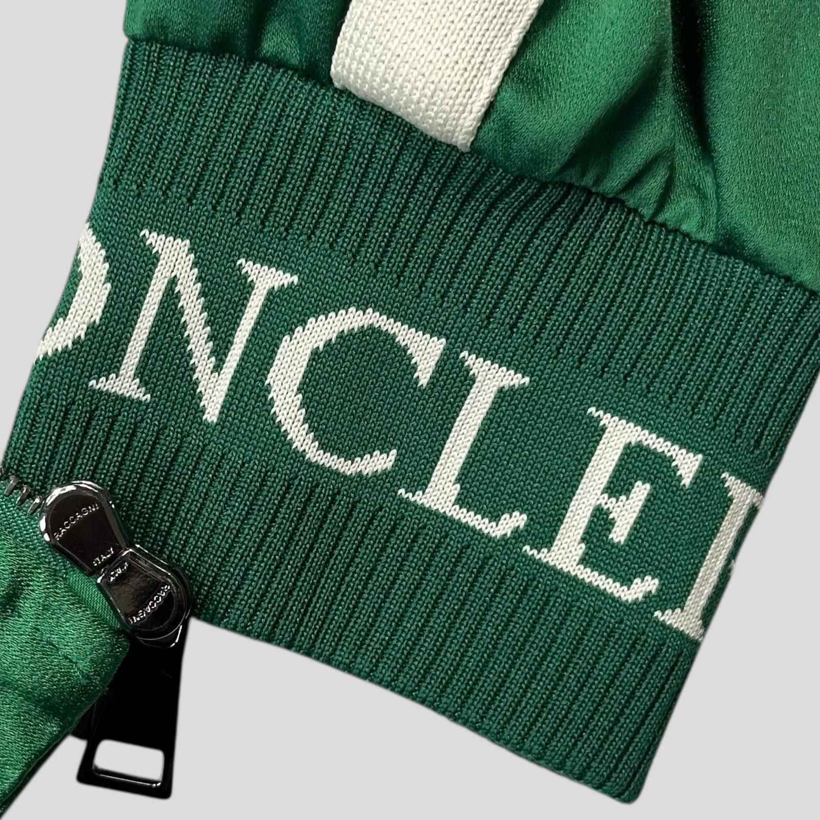 Moncler Moncler 2018 Satin Polyester Striped Track Jacket - 42 (M/L) Size US M / EU 48-50 / 2 - 5 Thumbnail