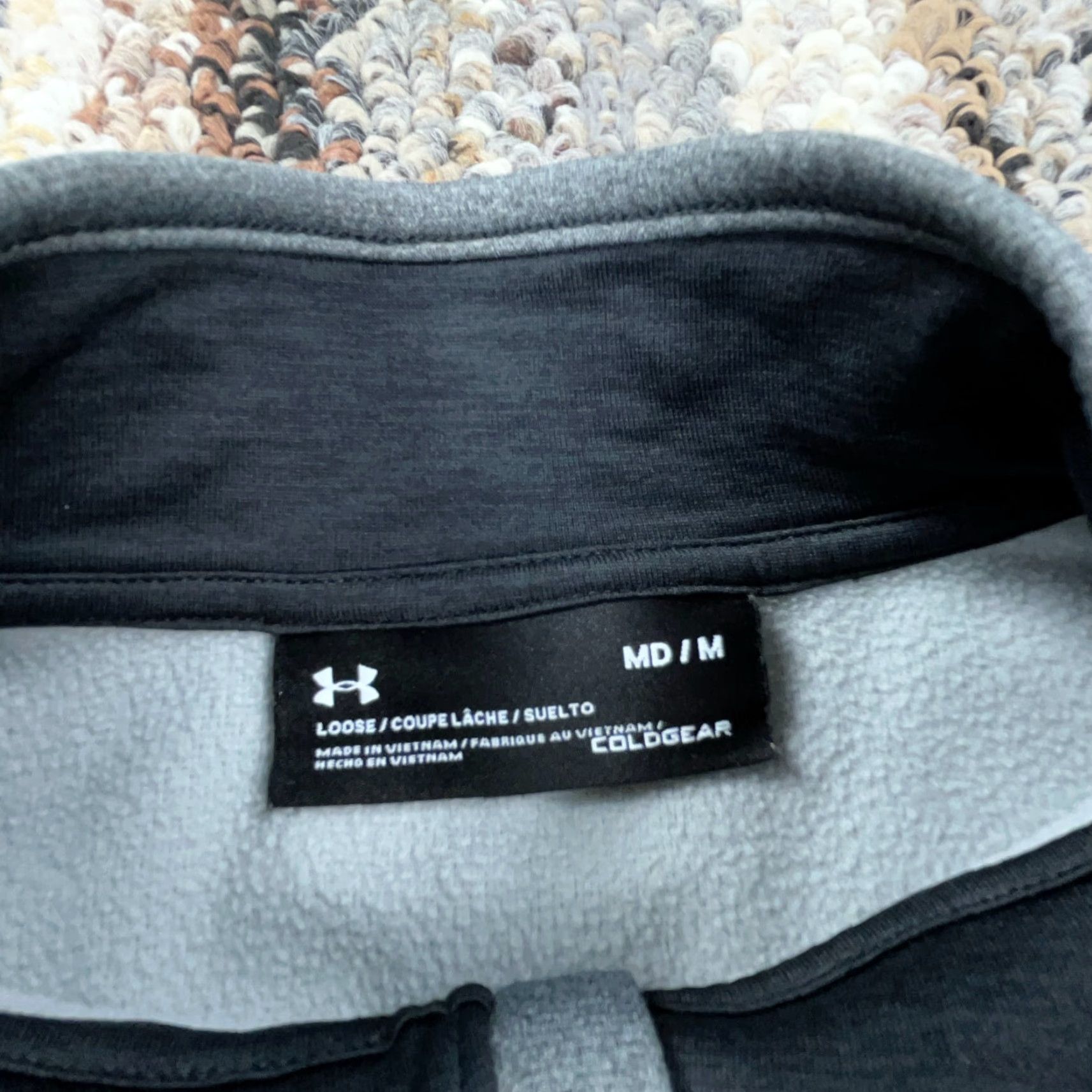 Under Armour Under Armour Sweatshirt Men M Gray Black 1/4 Zip Mock Neck Fleece Logo Performance Sports Popular keywords Size US M / EU 48-50 / 2 - 4 Thumbnail