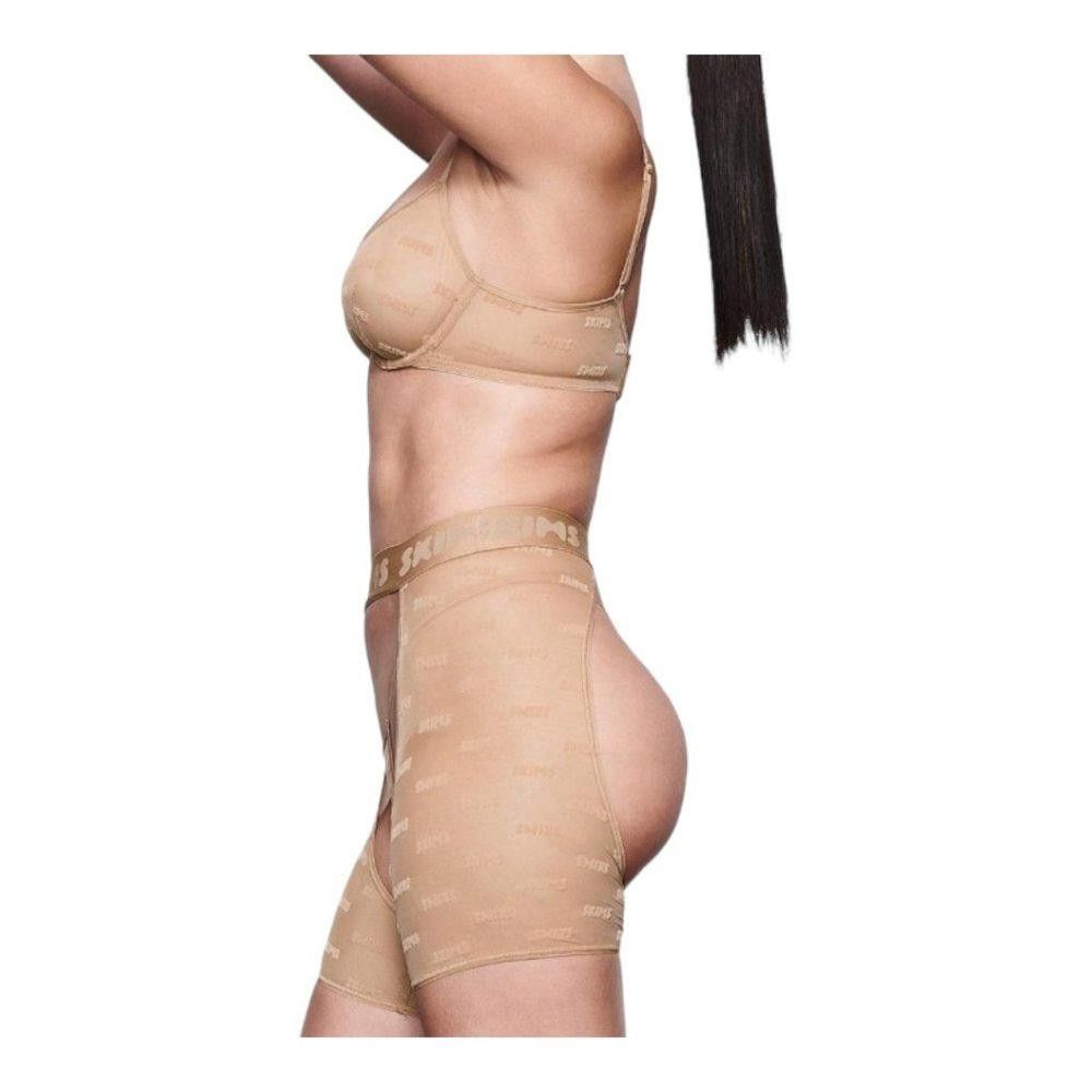 Designer NT300 SKIMS NWT AFTER HOURS OPEN SHORT 3X OCHRE Size ONE SIZE - 3 Thumbnail