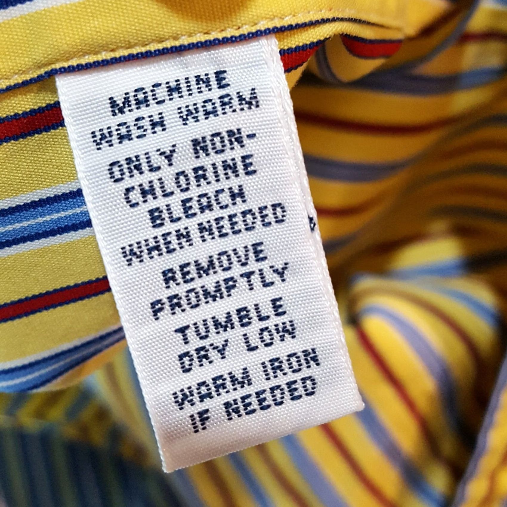 Ralph Lauren VINTAGE Ralph Lauren Yellow Striped Button Up Shirt XL Mens Collared Long Sleeve Classic Fit Size US XL / EU 56 / 4 - 7 Thumbnail