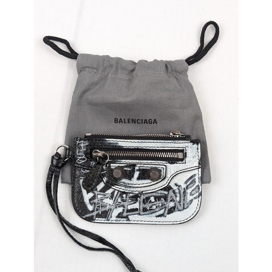 Balenciaga o1rshd1 Size: OS / Grafitti Zip Pouch in Multicolor Size ONE SIZE - 12 Thumbnail