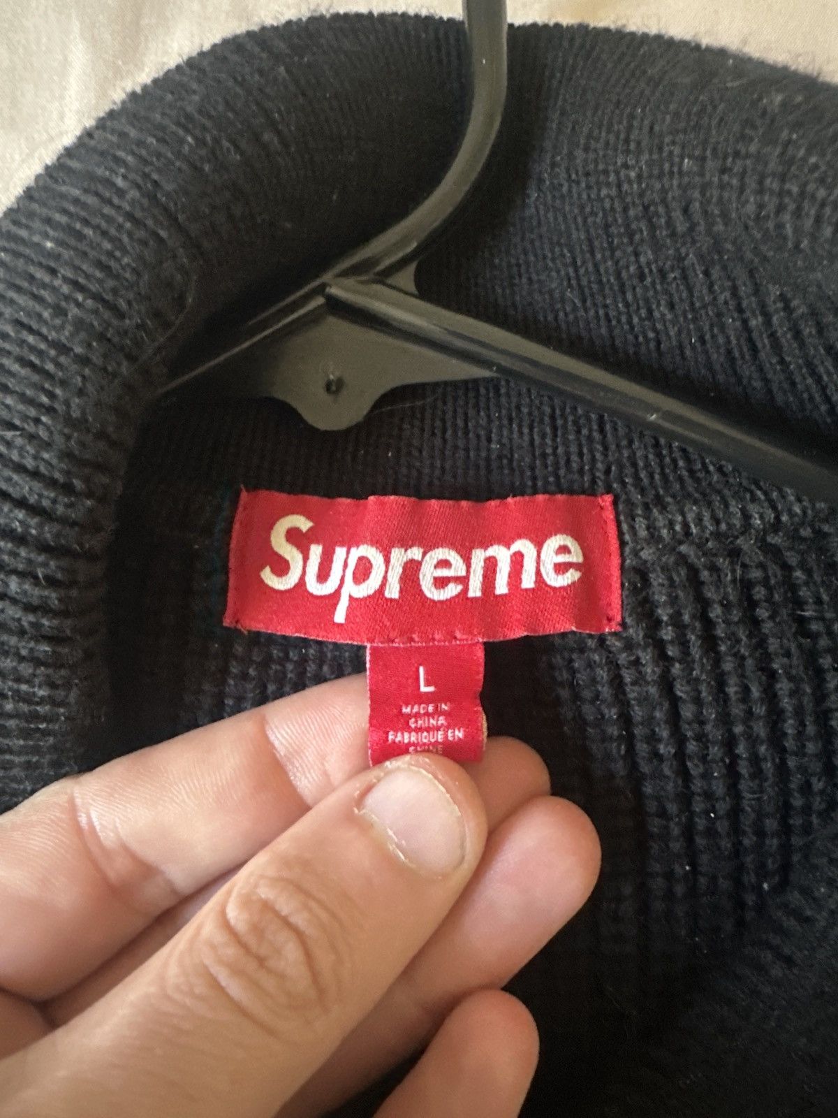 Supreme Supreme Small Box Polo Sweater Black Size Large Size US L / EU 52-54 / 3 - 3 Thumbnail