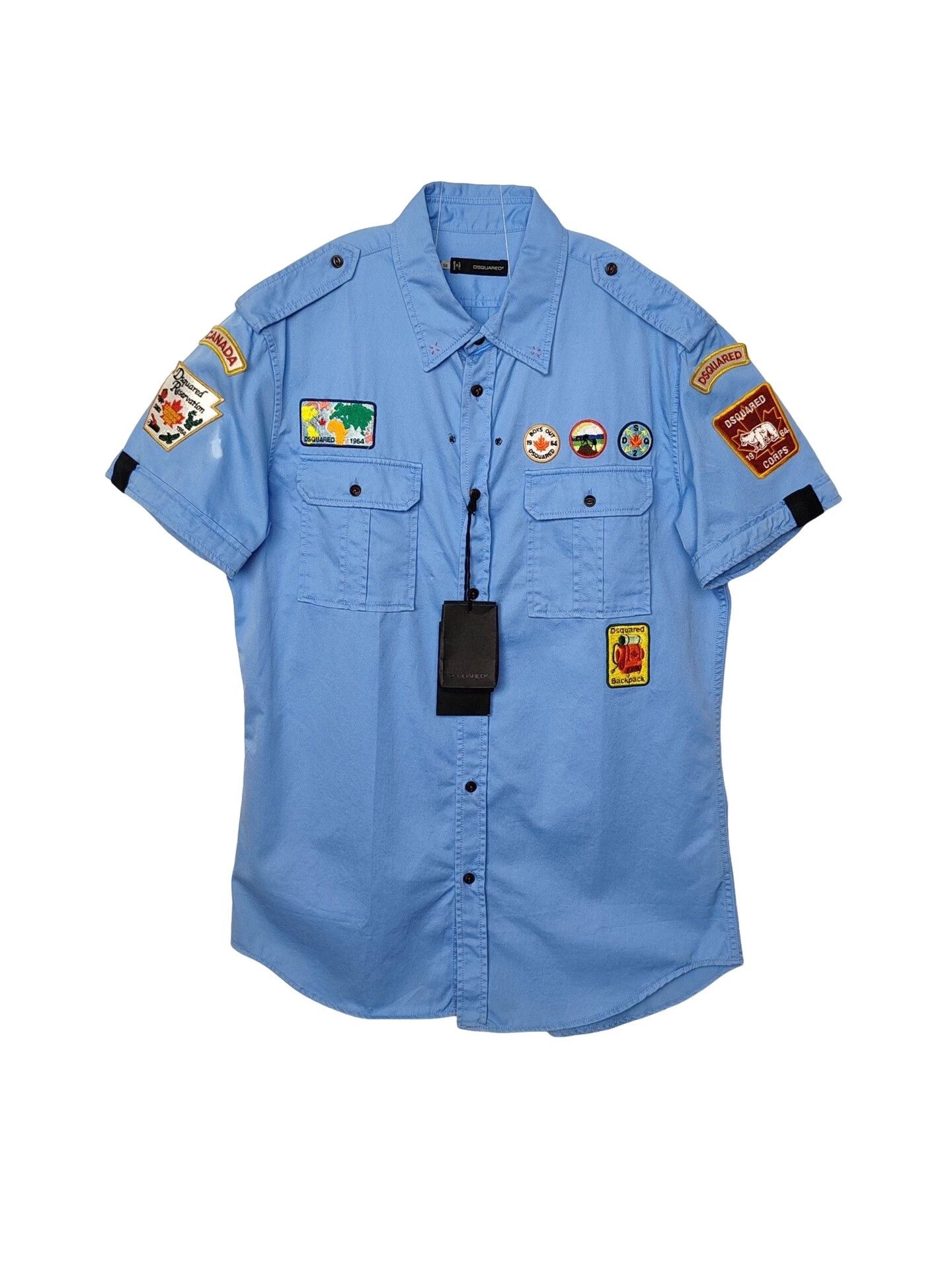 Dsquared2 Dsquared2 Patch Detail Shirt Size 52 Size US L / EU 52-54 / 3 - 1 Thumbnail
