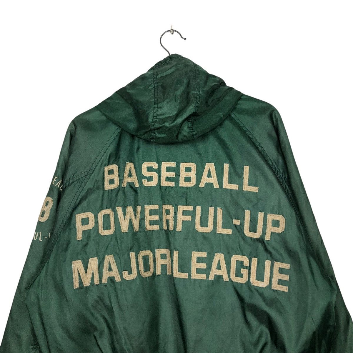 Japanese Brand 🔥SPORTSWEAR BOMBER JACKET MAJOR LEAGUE SPELL OUT BACK HIT Size US M / EU 48-50 / 2 - 11 Thumbnail