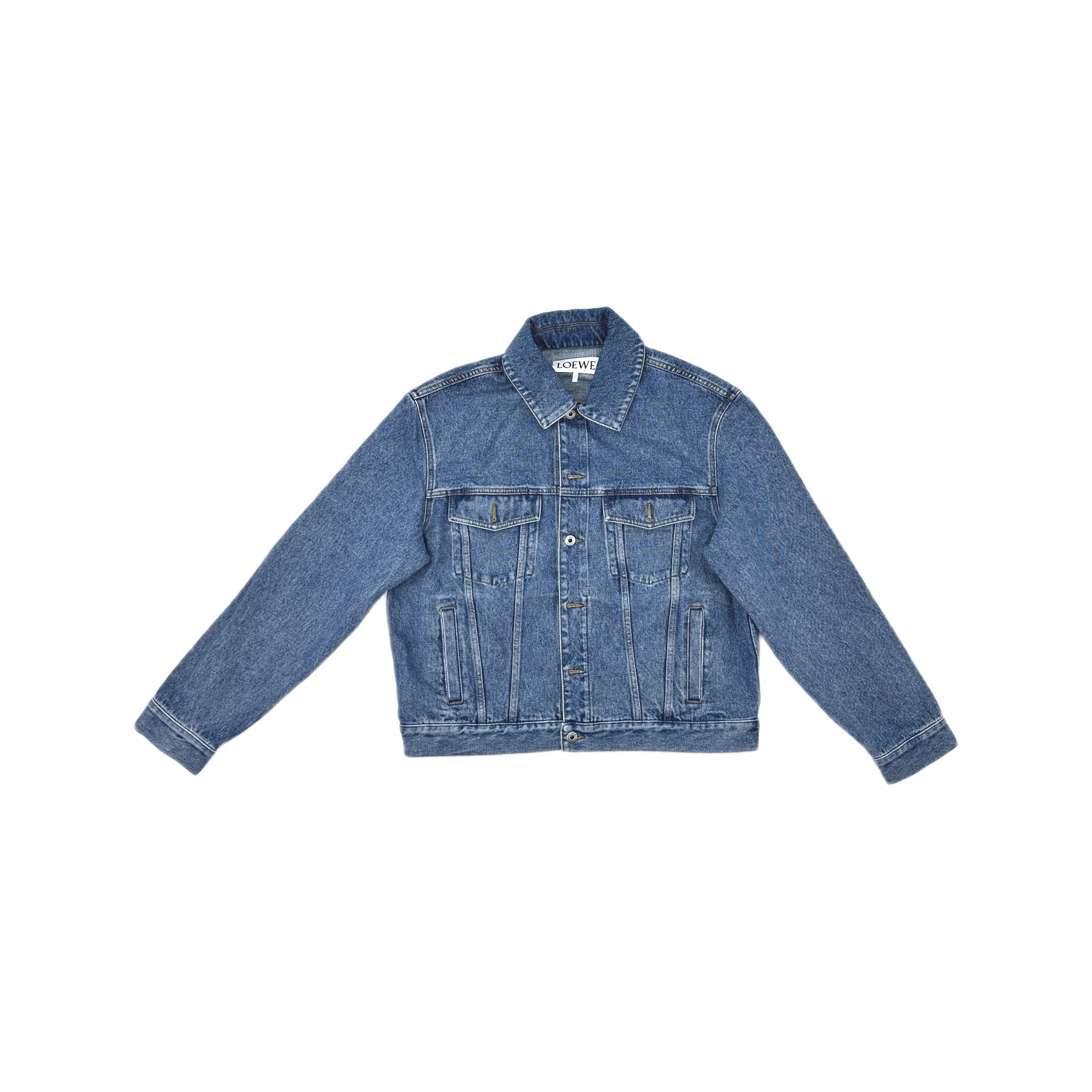 Loewe Loewe Anagram Embroidered Denim Jacket Size 50 Size US M / EU 48-50 / 2 - 1 Thumbnail