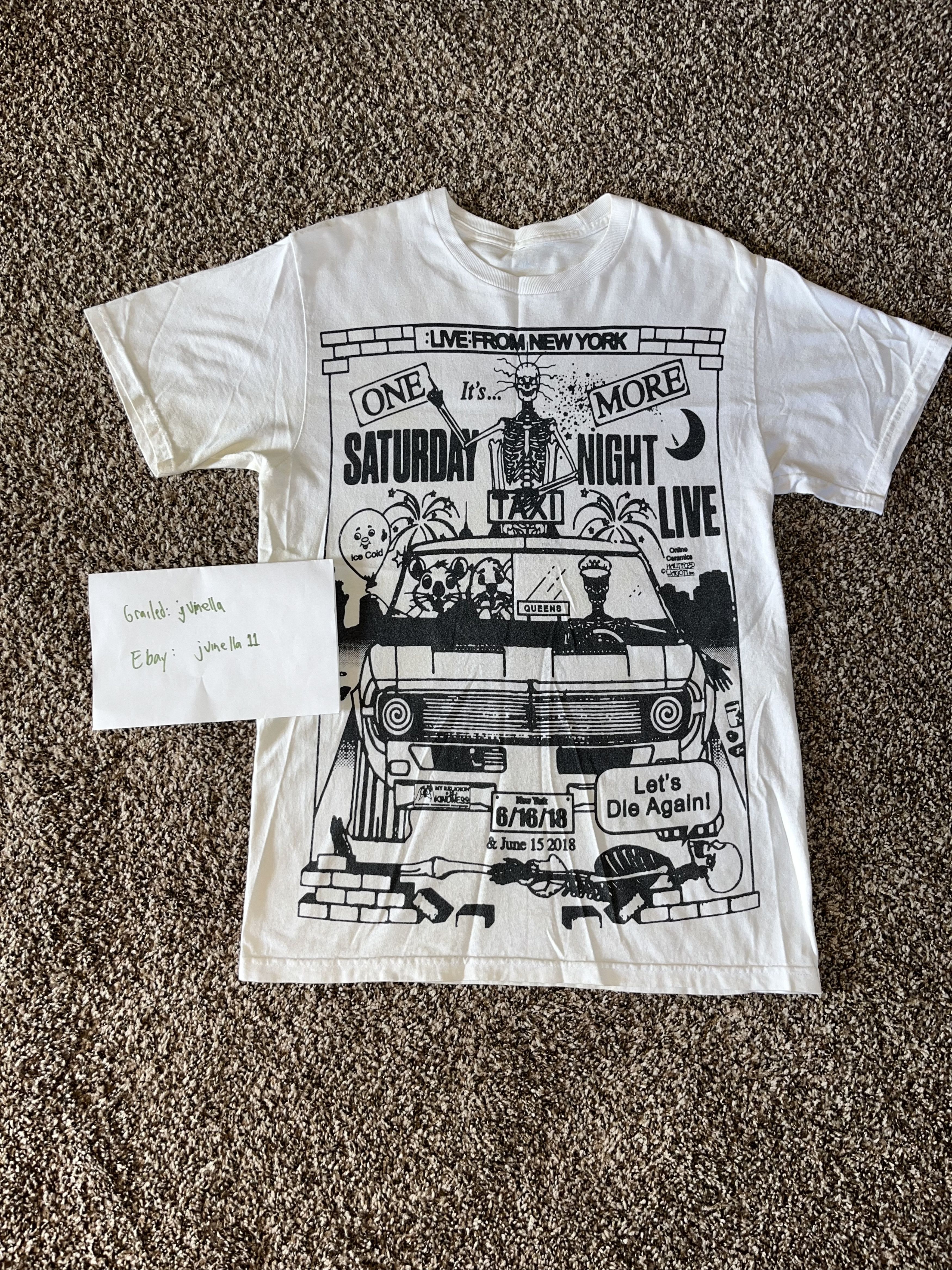 Online ceramics new york summer 2018 tee size M worn