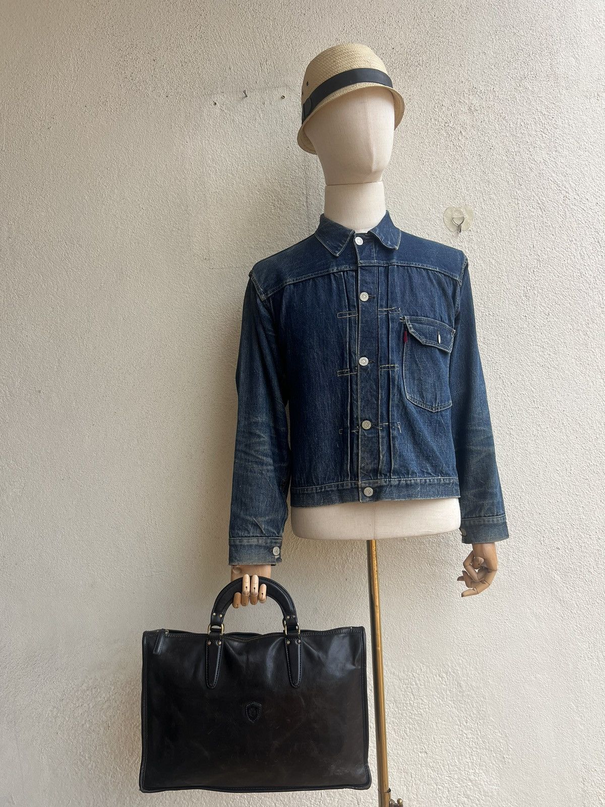 Felisi Felisi Distressed Scratches Patina Leather Bag Size ONE SIZE - 2 Thumbnail