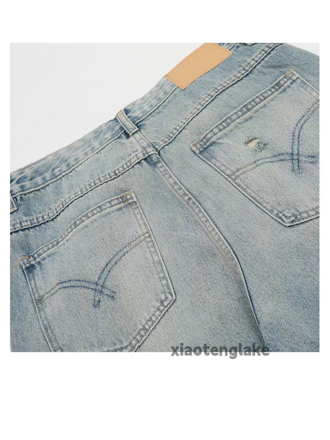 Designer × Jean × Vintage unisex washed faded cleanfit yuppie bootcut flared jeans Size US 28 / EU 44 - 4 Thumbnail