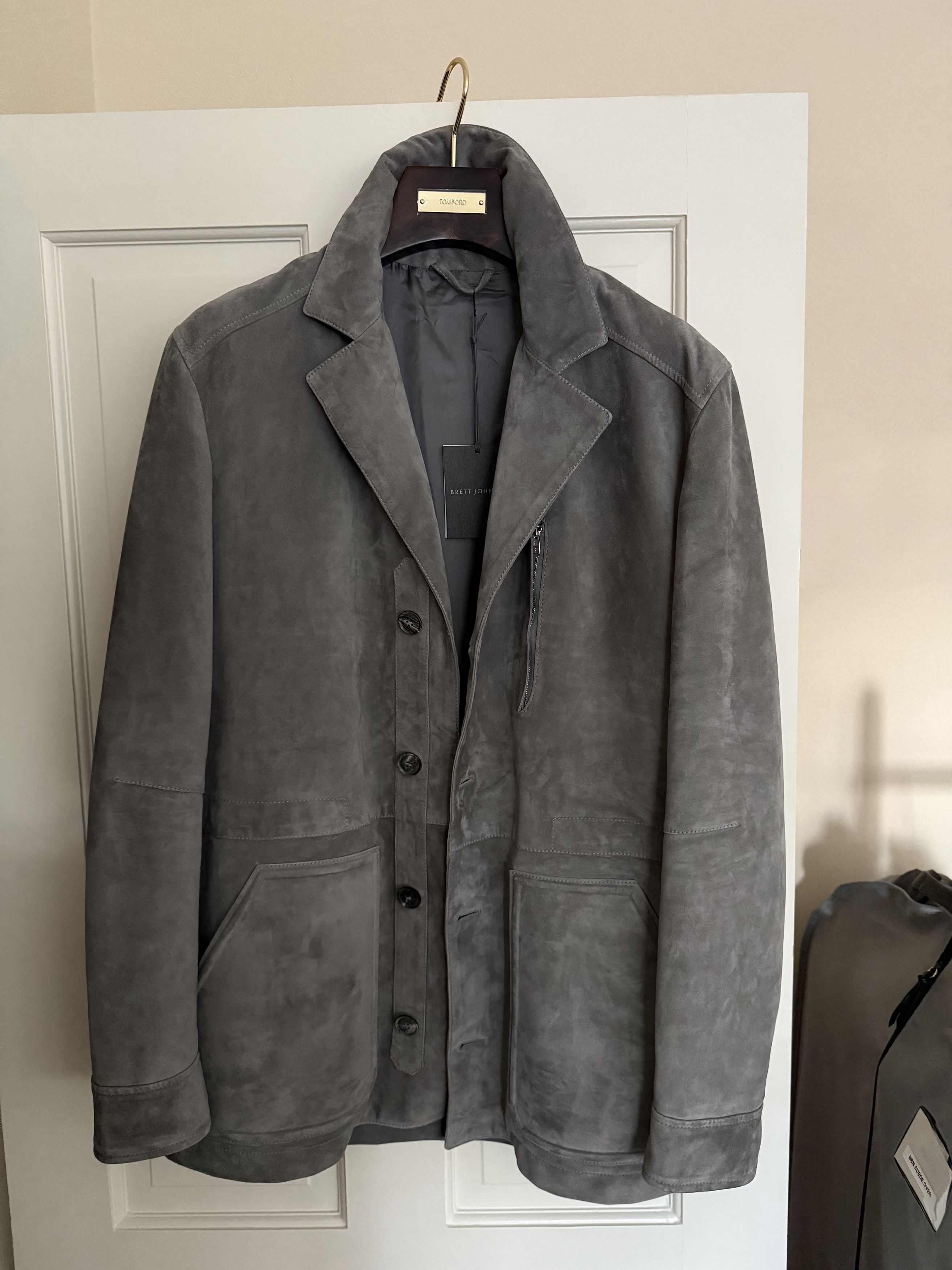 Other Best Dressed New Rare $5,700 w/tax Suede Field Jacket Size US L / EU 52-54 / 3 - 20 Thumbnail