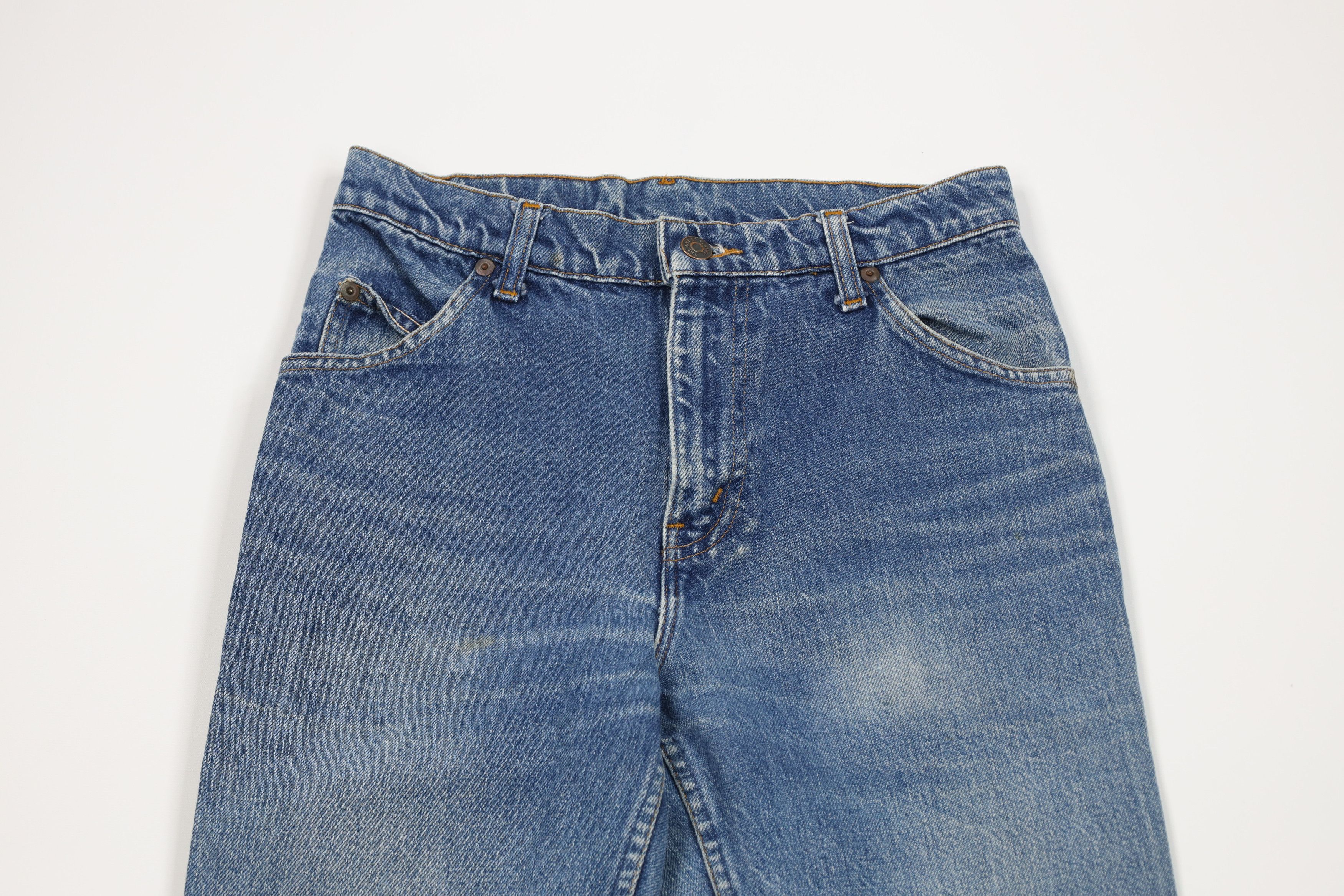 Vintage Vintage 70s Streetwear Western Flared Denim Jeans Blue USA Size US 29 - 2 Thumbnail