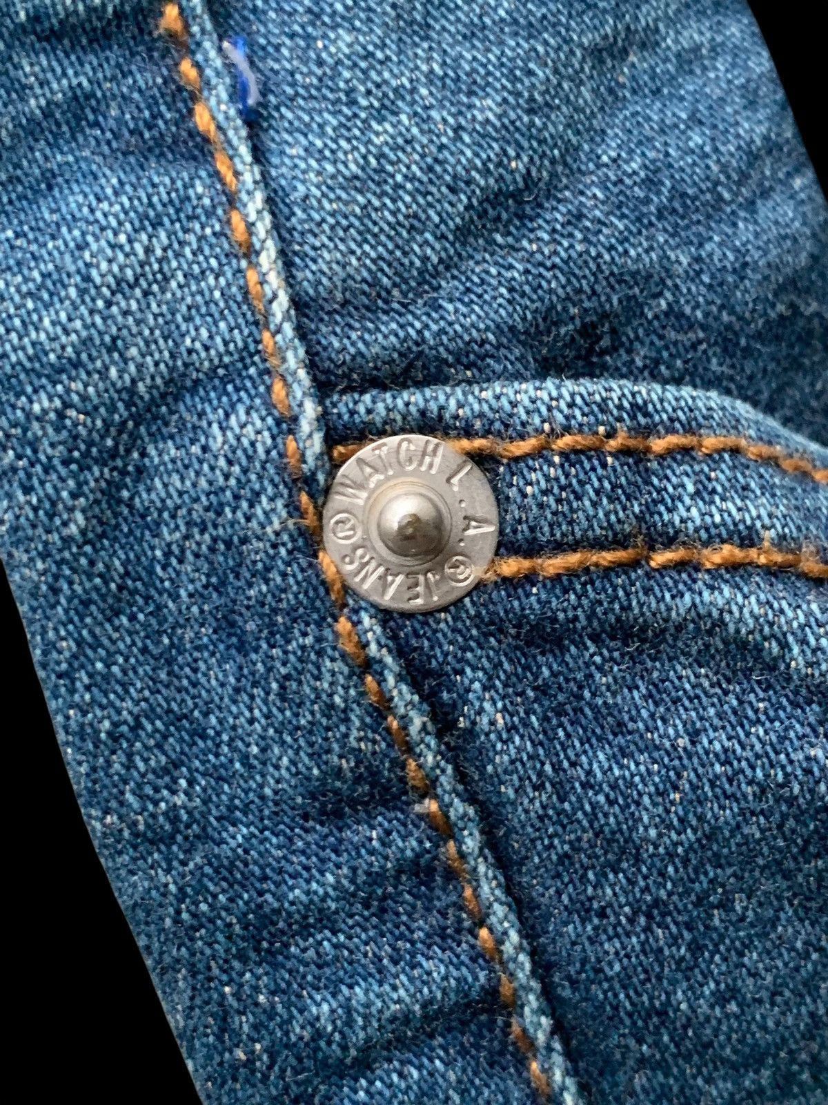 If Six Was Nine × Japanese Brand × Vintage Watch L.A Jeans Flare Vintage Distressed Denim Size 32" / US 10 / IT 46 - 8 Thumbnail