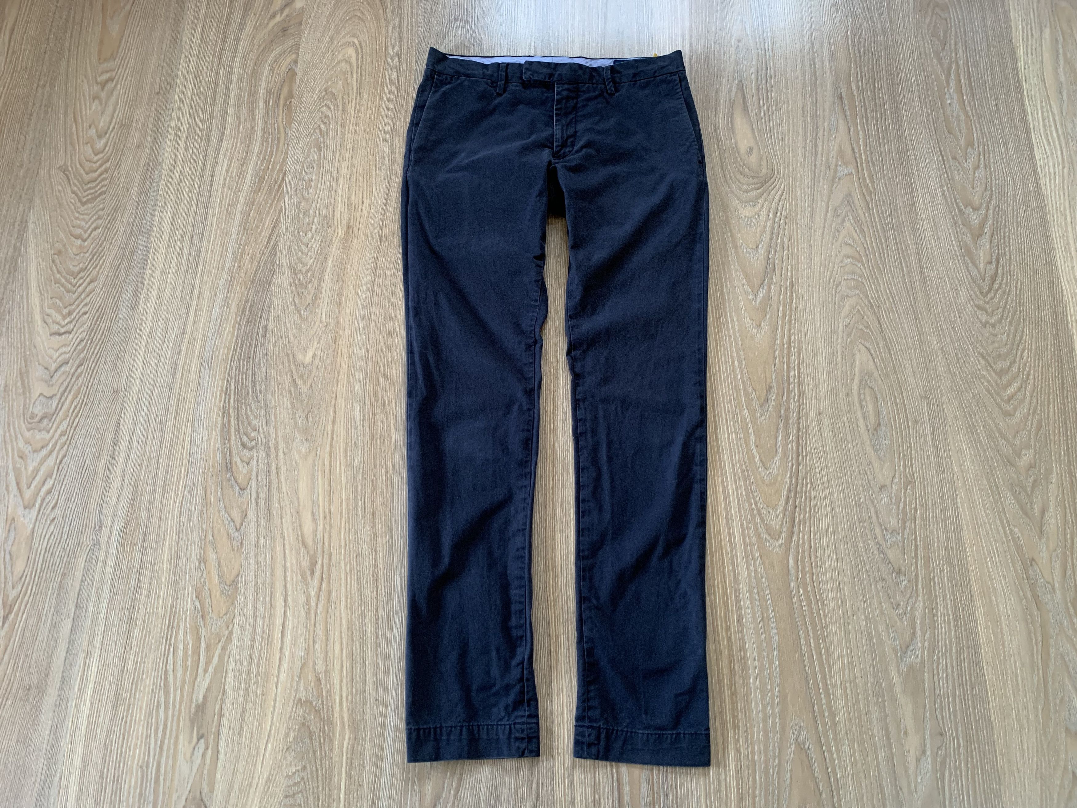 Polo Ralph Lauren × Ralph Lauren Polo Ralph Lauren Stretch Slim Fit Blue Chino Pants Size US 31 - 2 Thumbnail
