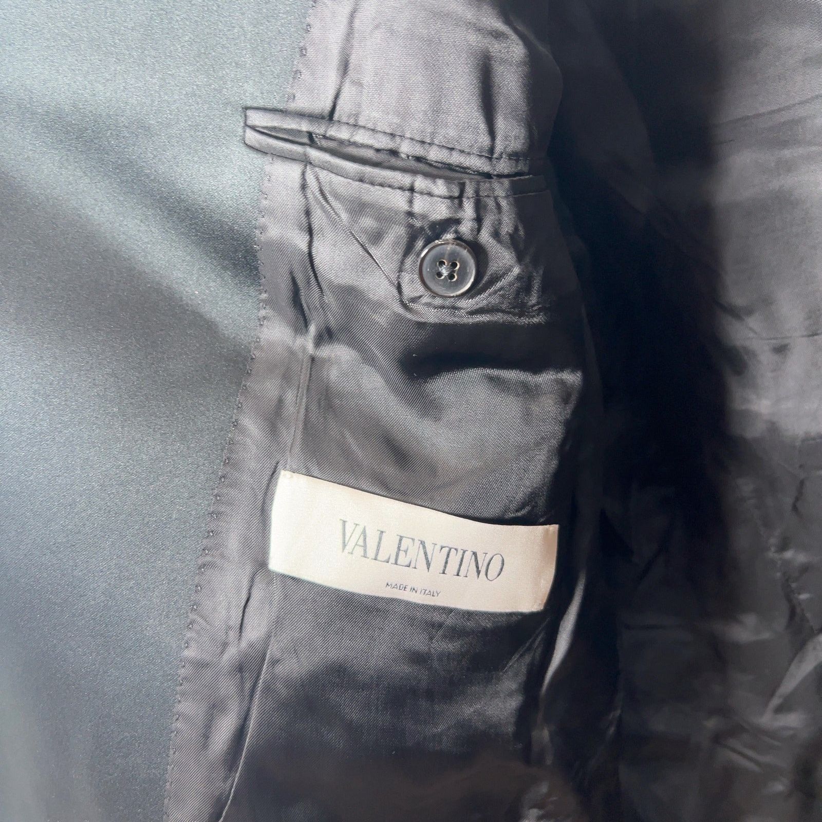 Valentino Valentino Black Wool Blazer Size 44L - 7 Thumbnail