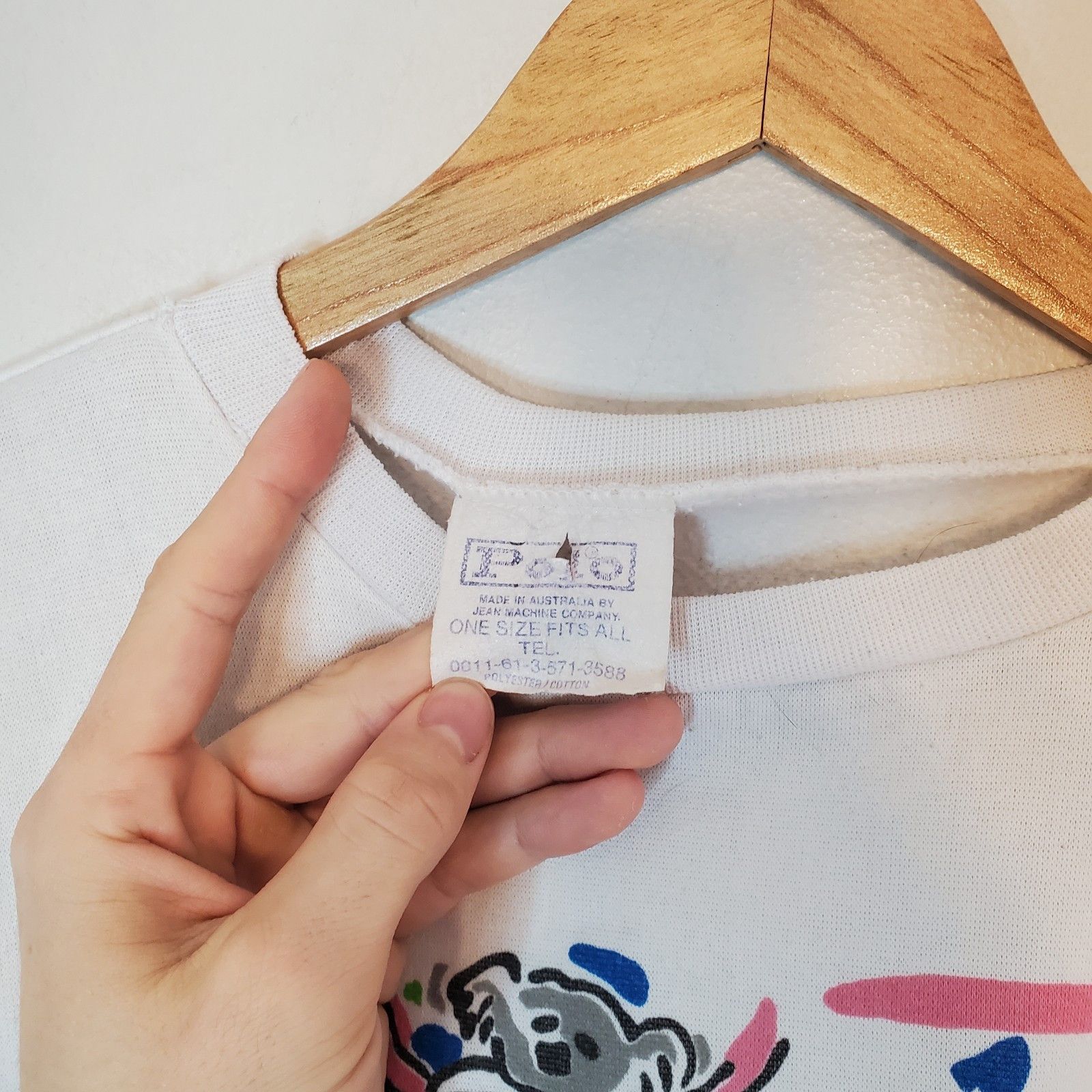 Vintage Vintage 90s Koala Australia Nature Crewneck White Size M Size US M / EU 48-50 / 2 - 4 Thumbnail