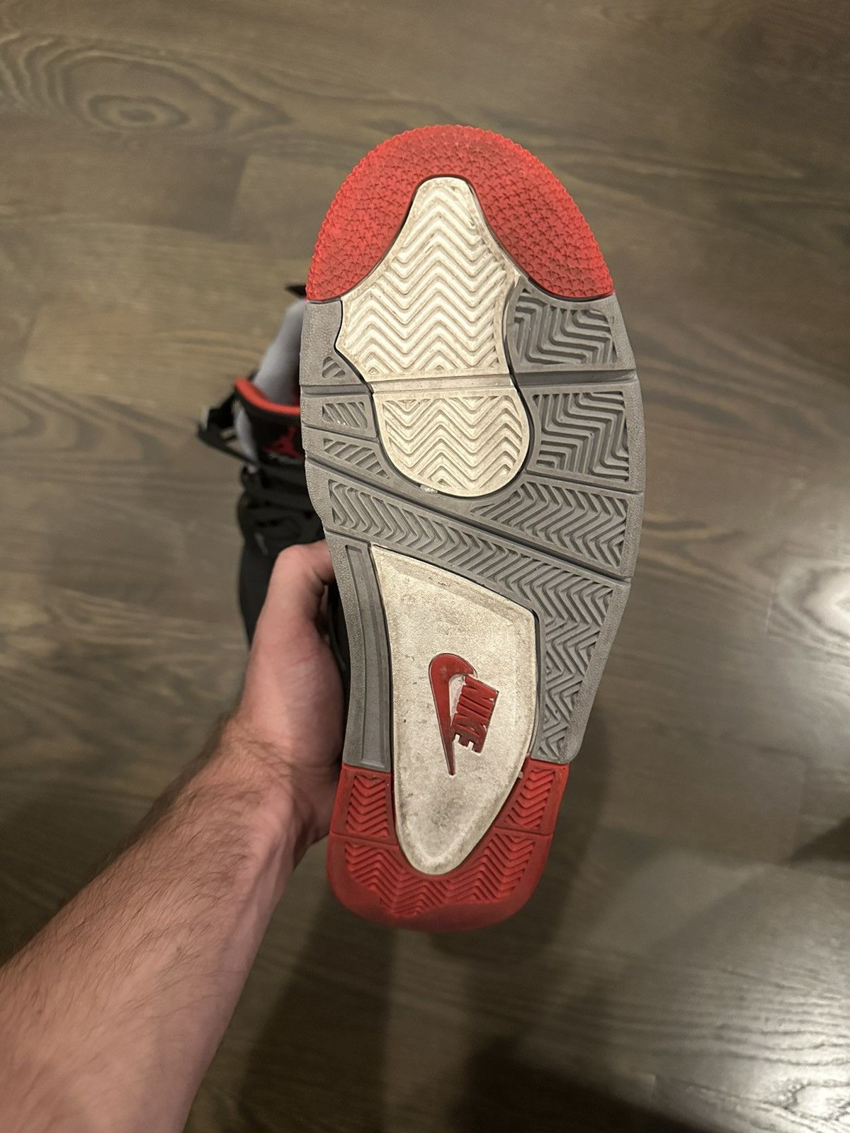 Jordan Brand Air Jordan 4 Bred 2019 Size US 11 / EU 44 - 10 Thumbnail