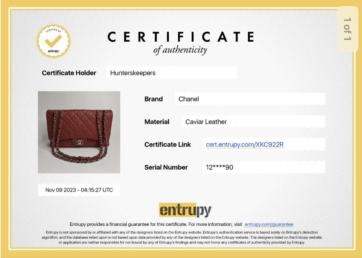 Chanel Chanel - Karl - 2008 - Raspberry Red - Caviar - Jumbo - Flap Size ONE SIZE - 25 Thumbnail