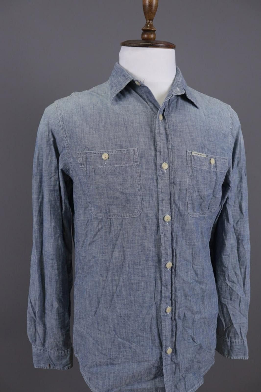 Denim & Supply Ralph Lauren Denim & Supply Ralph Lauren Blue Denim Pockets Shirt Size M Size US M / EU 48-50 / 2 - 5 Thumbnail