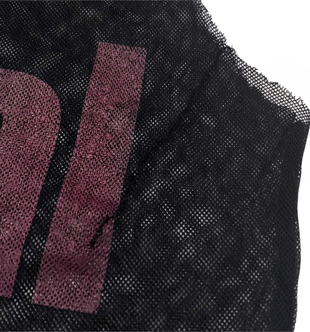 Raf Simons 03SS Archive Central Mesh Tank Top Sleeveless tee Size US M / EU 48-50 / 2 - 4 Thumbnail