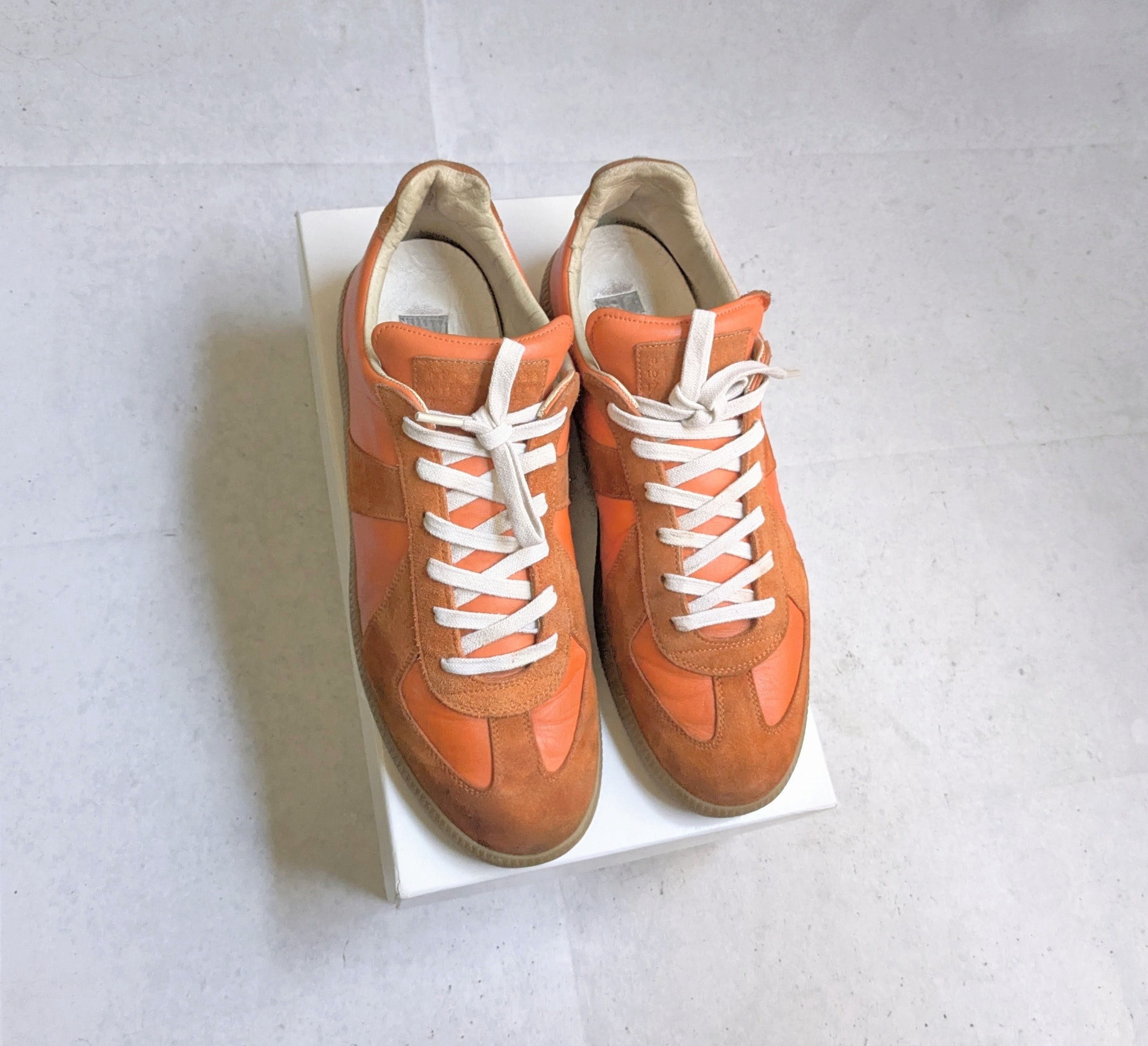 Maison Margiela Maison Margiela's 'Replica' sneakers gat orange 11 44 Size US 11 / EU 44 - 1 Thumbnail