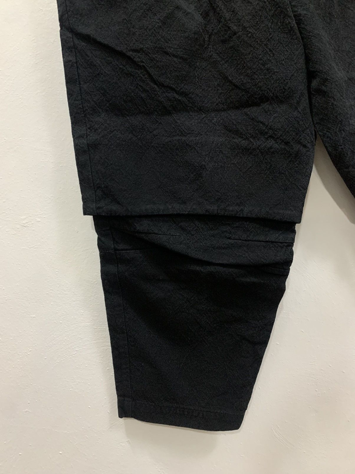 Song For The Mute SONG FOR THE MUTE TEXTURED - FALSE TWO-PIECE CROPPED PANTS Size US 32 / EU 48 - 5 Thumbnail