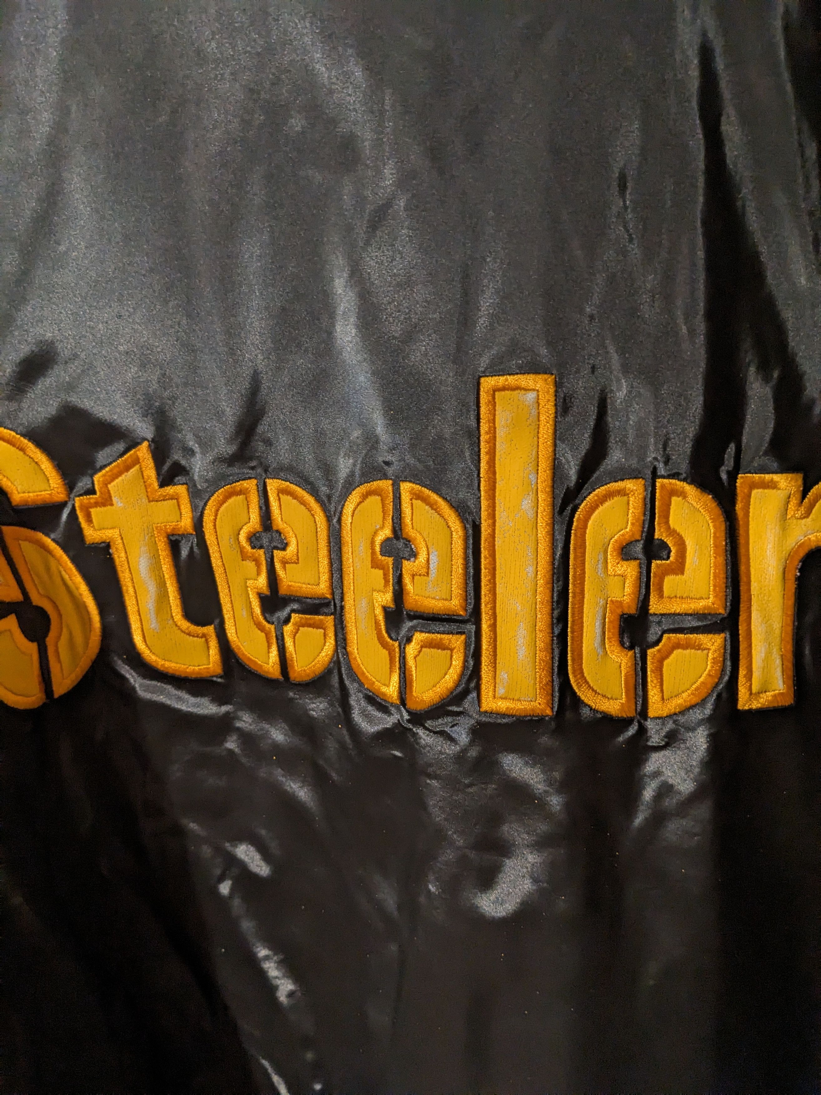 NFL × Vintage Vintage Y2K Pittsburgh Steelers NFL Football X-Large Jacket Size US XL / EU 56 / 4 - 2 Thumbnail