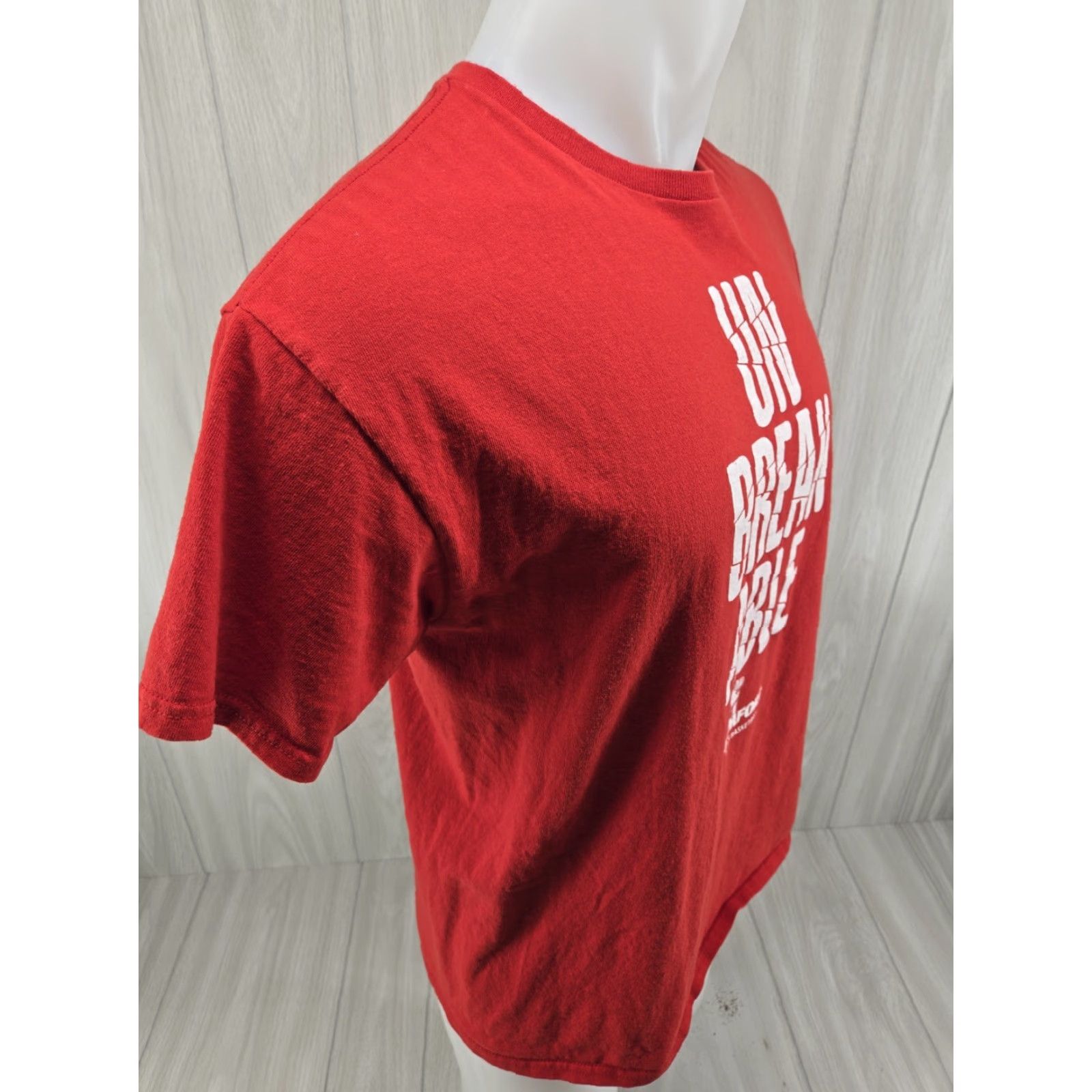 Delta Samford University Bulldogs Mens Basketball UNBREAKABLE T-Shirt Red Size Large Size US L / EU 52-54 / 3 - 7 Thumbnail