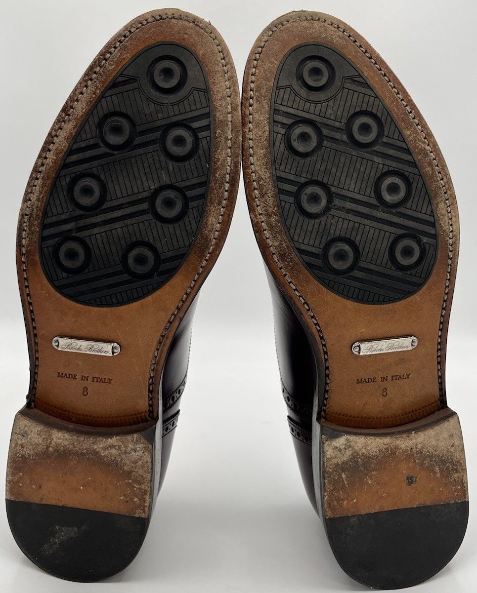 Brooks Brothers Brooks Brothers Golden Fleece Burgundy Leather Oxfords 8D Size US 8 / EU 41 - 12 Thumbnail