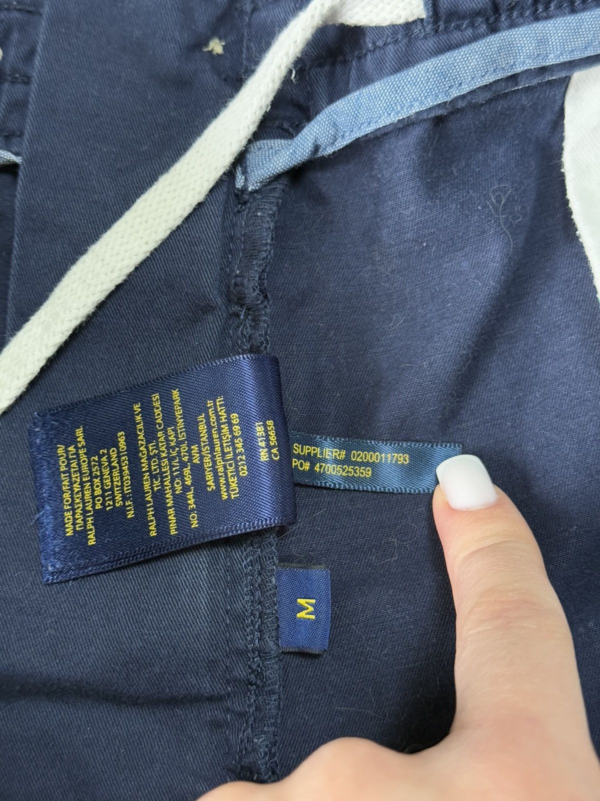 Polo Ralph Lauren × Vintage Polo Ralph Lauren Shorts Blue Mens M Size Luxury Y2K Size US 32 / EU 48 - 13 Thumbnail
