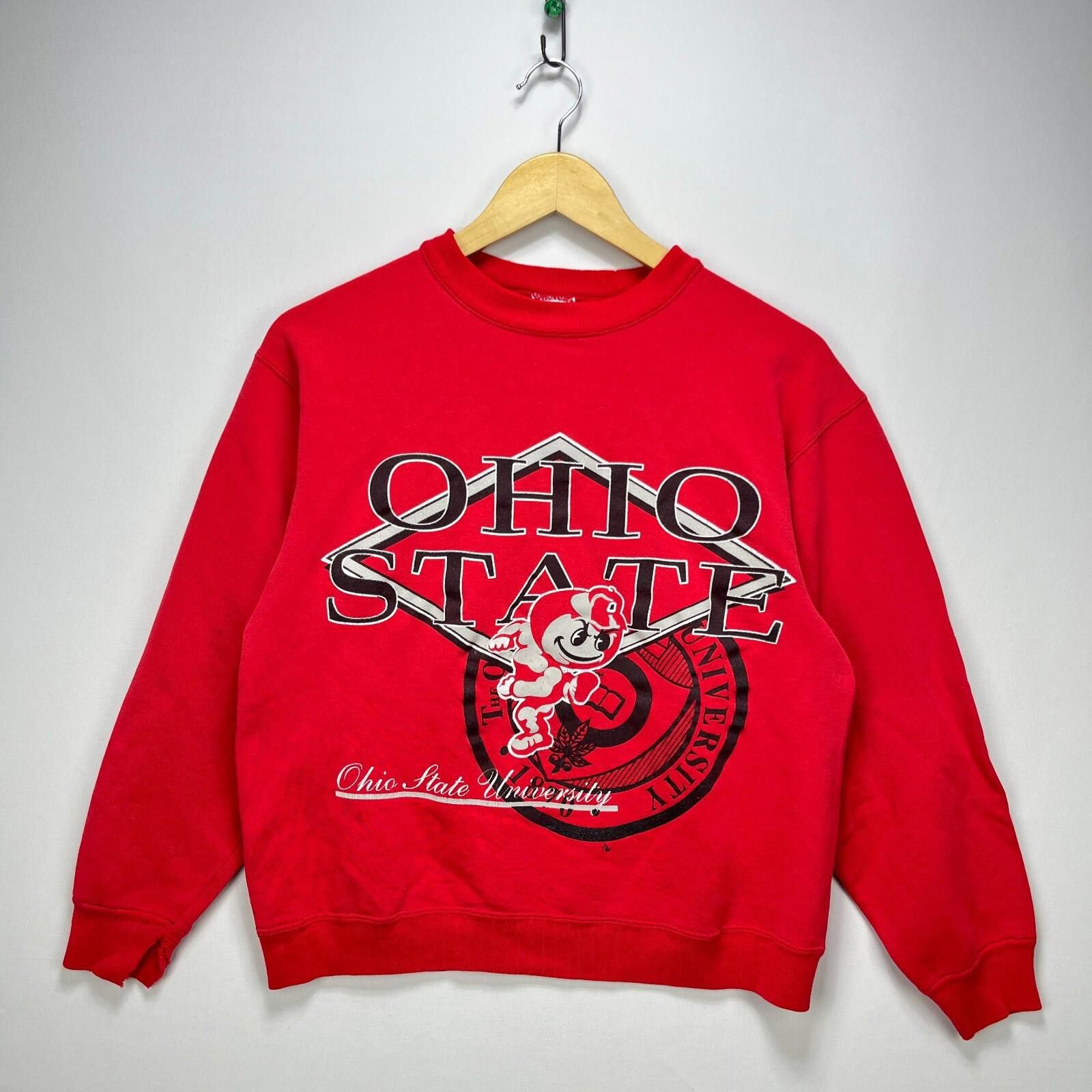 Vintage Vintage 90s Ohio State University Buckeyes Sweatshirt XS Size US XS / EU 42 / 0 - 1 Thumbnail