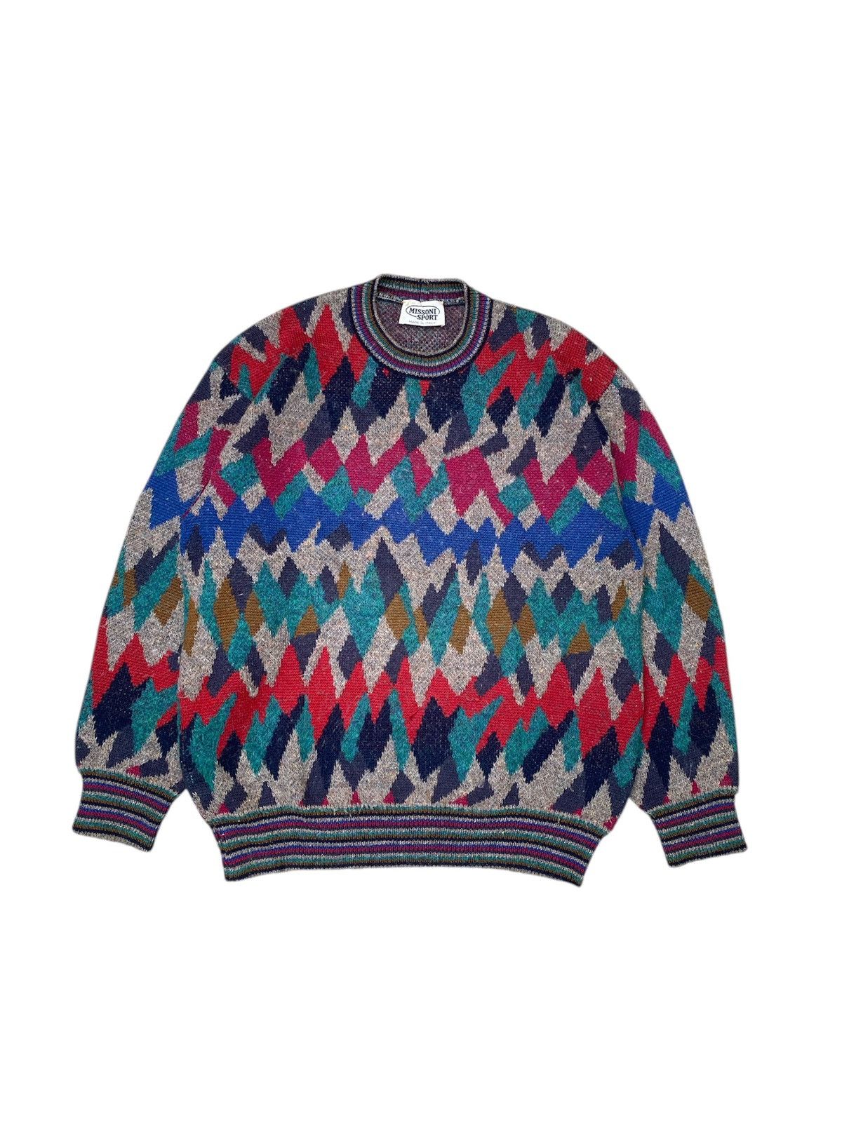 90s Missoni Multicolor Knit Sweater