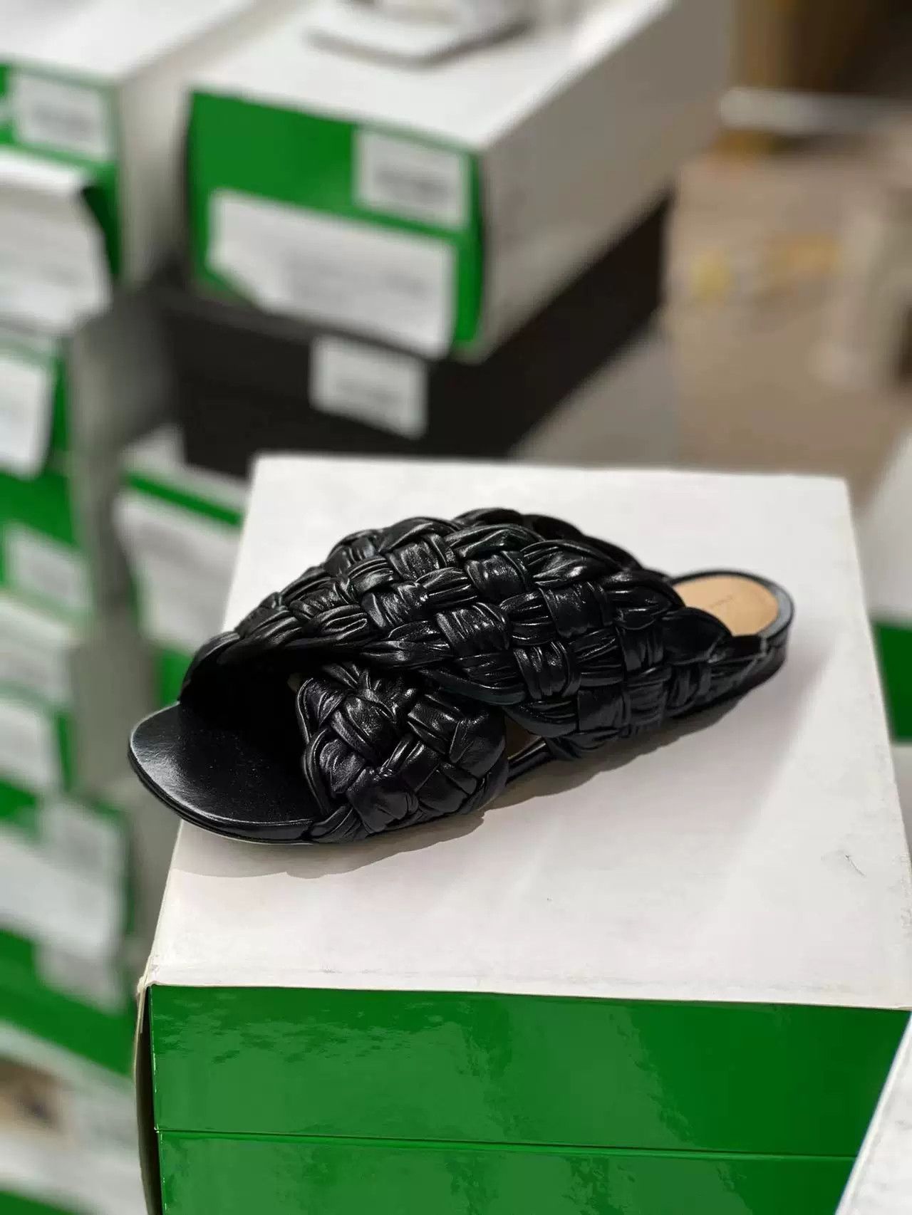 Bottega Veneta Bottega Veneta Woven Slippers Size US 6 / EU 39 - 1 Thumbnail