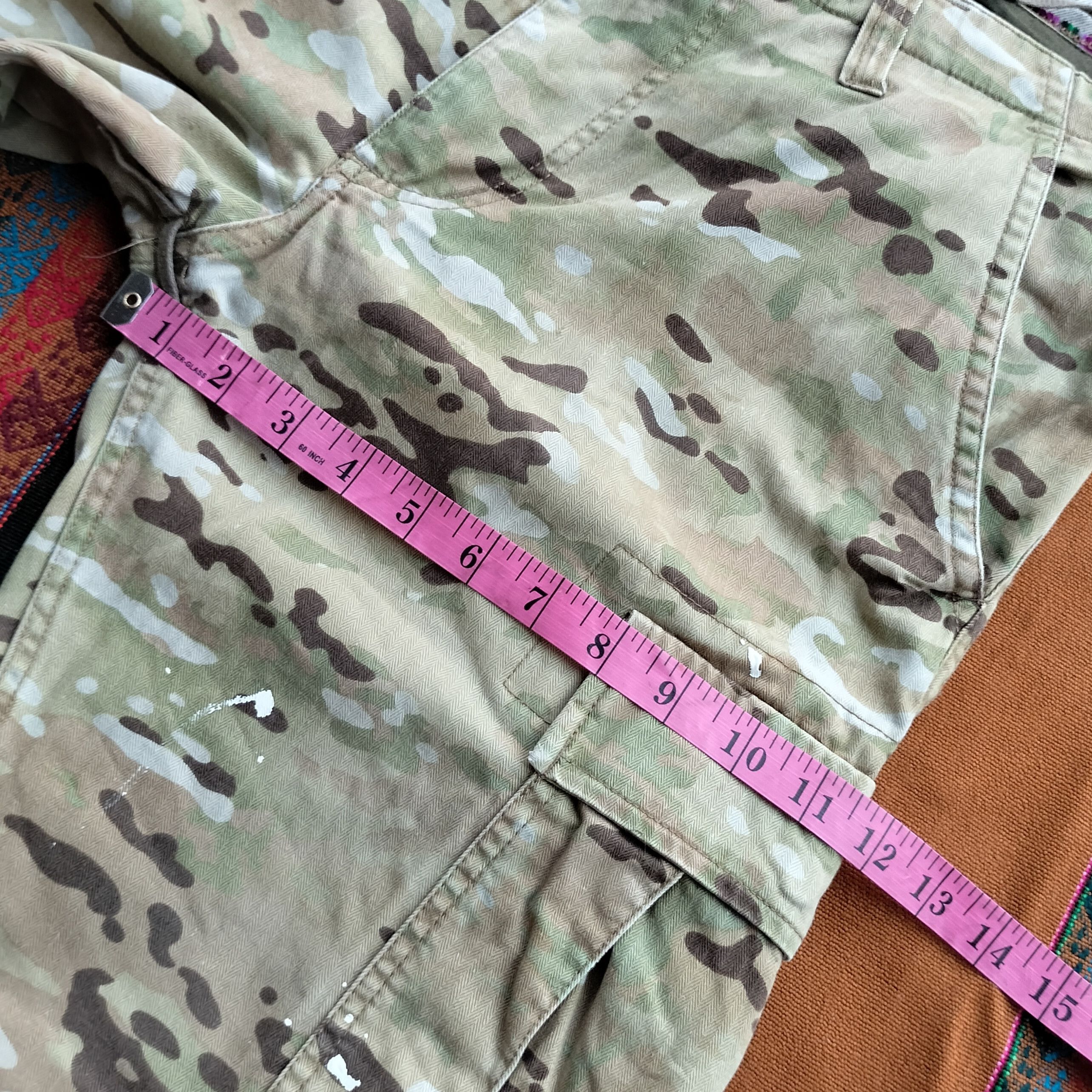 Buzz Rickson's splash paint stitching digital camou cargo pants Size US 34 / EU 50 - 18 Thumbnail