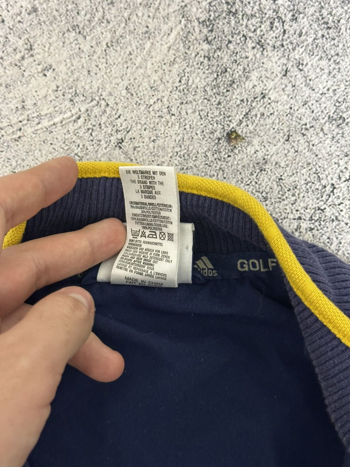 Adidas Vintage Adidas Golf 1/4 Zip Sweatshirt Logo Blue Size US L / EU 52-54 / 3 - 11 Thumbnail