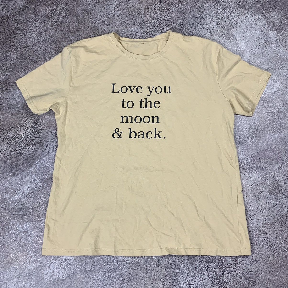 VINTAGE Y2K ADULT LOVE YOU TO THE MOON AND BACK FUNNY TEE
