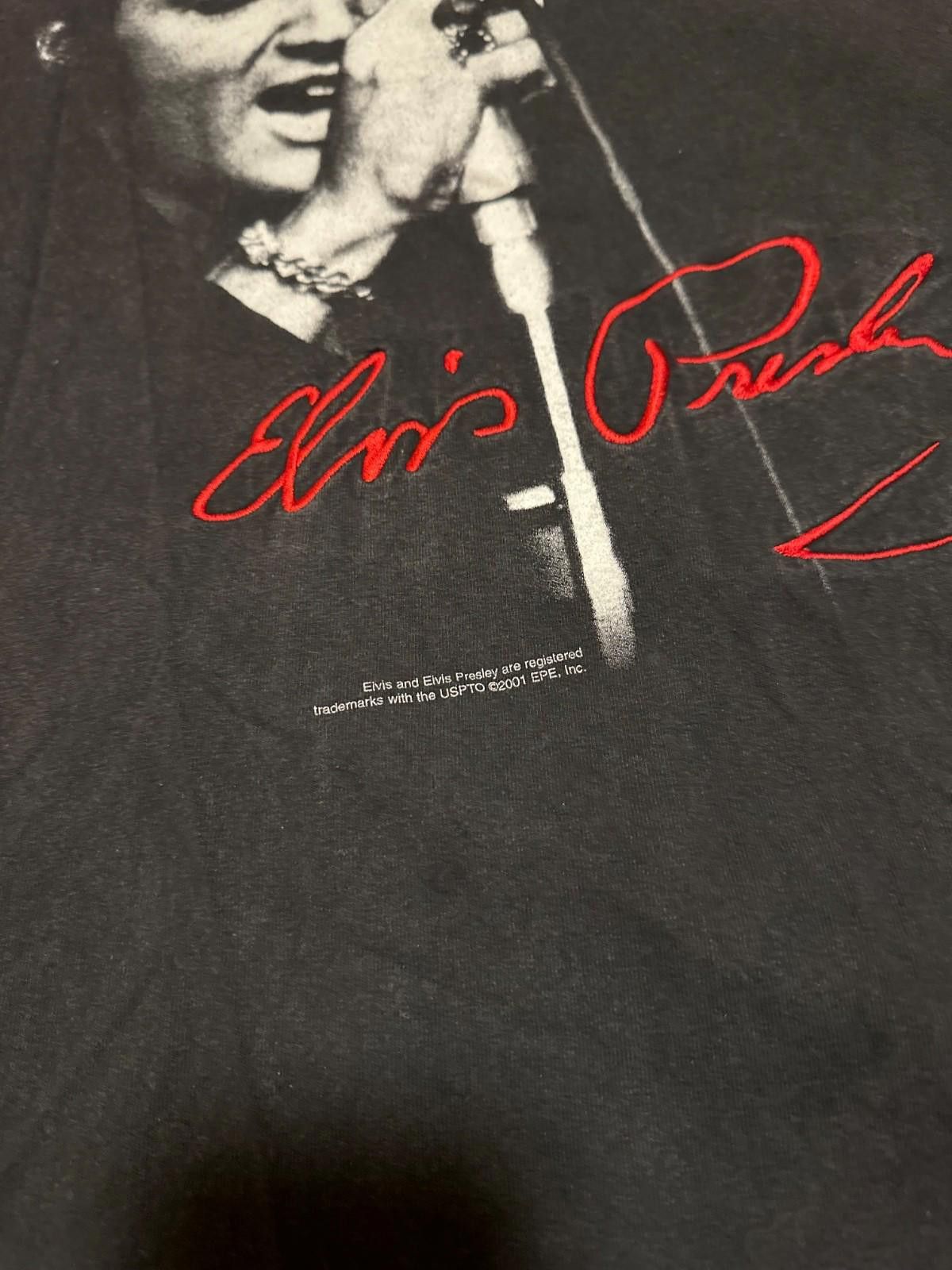 Gildan Band Tees Elvis Presley 2001 00s tee longsleeve t shirt rare Size US XL / EU 56 / 4 - 4 Thumbnail