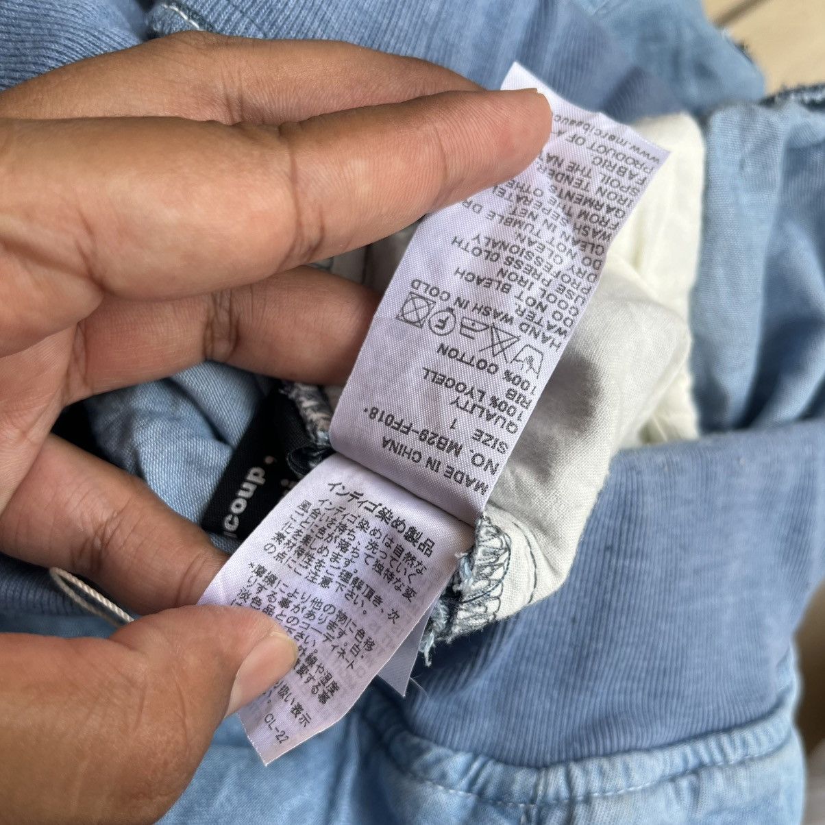 Issey Miyake Indigo dye crotch pants Size US 30 / EU 46 - 7 Thumbnail