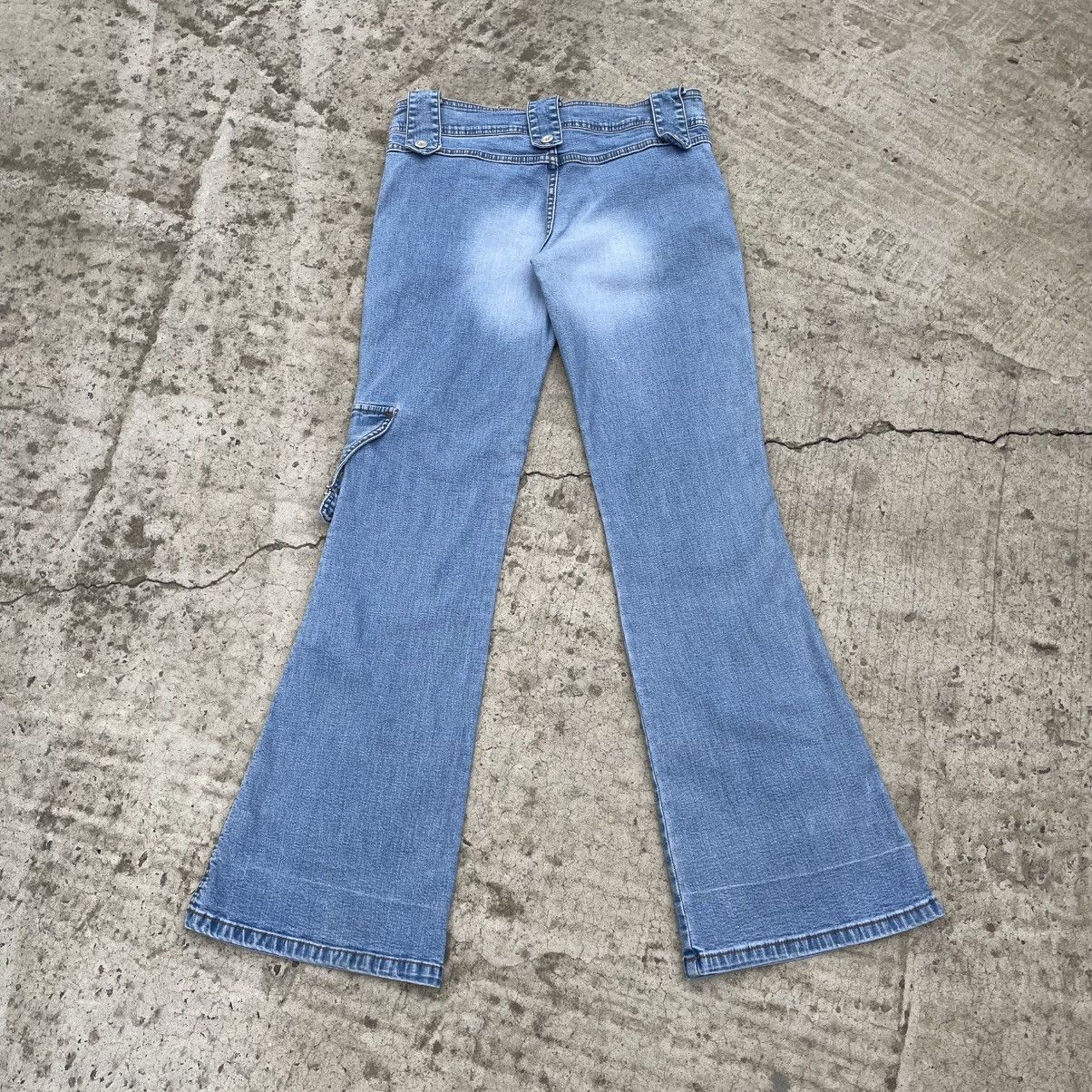 Issey Miyake Vintage Women’s Tramontana Jeans Flared Size L Y2K Hype Size 27" / US 4 / IT 40 - 4 Thumbnail