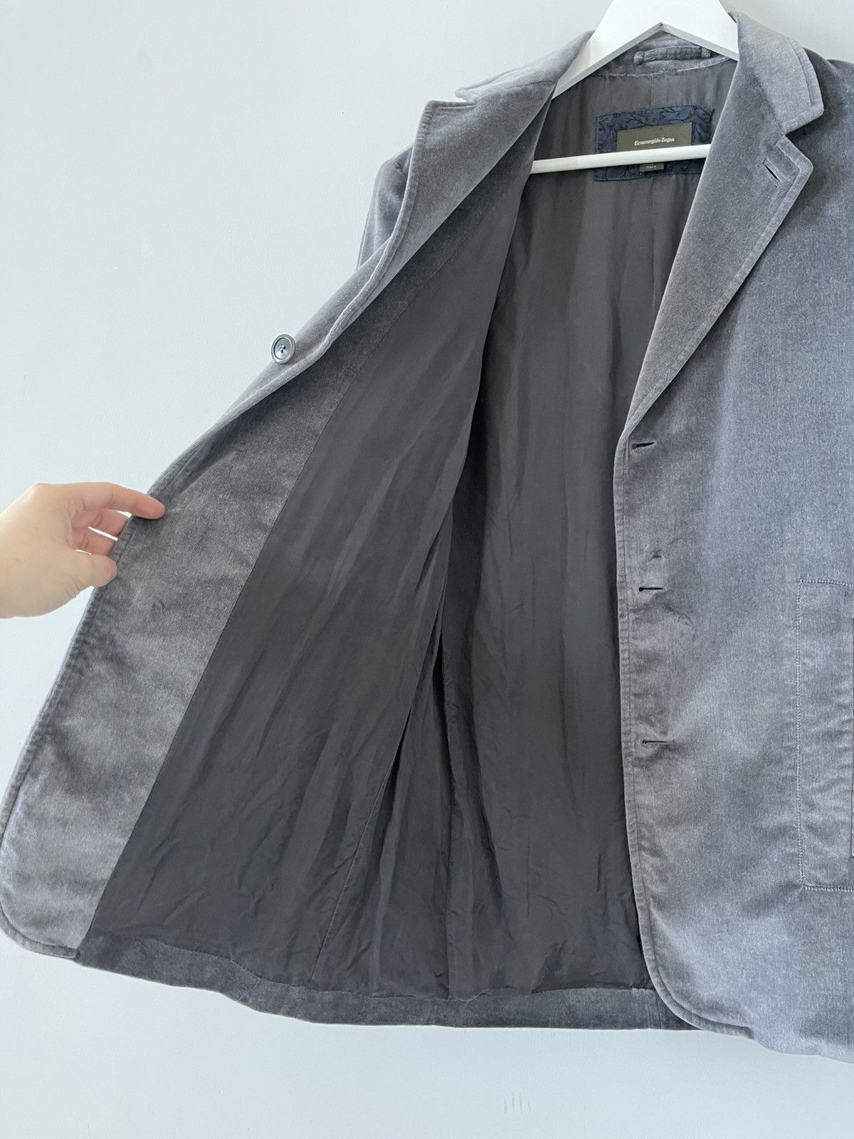 Ermenegildo Zegna Ermenegildo Zegna L'uomo Vouge Velvet Corduroy Blazer Jacket Size 42R - 10 Thumbnail