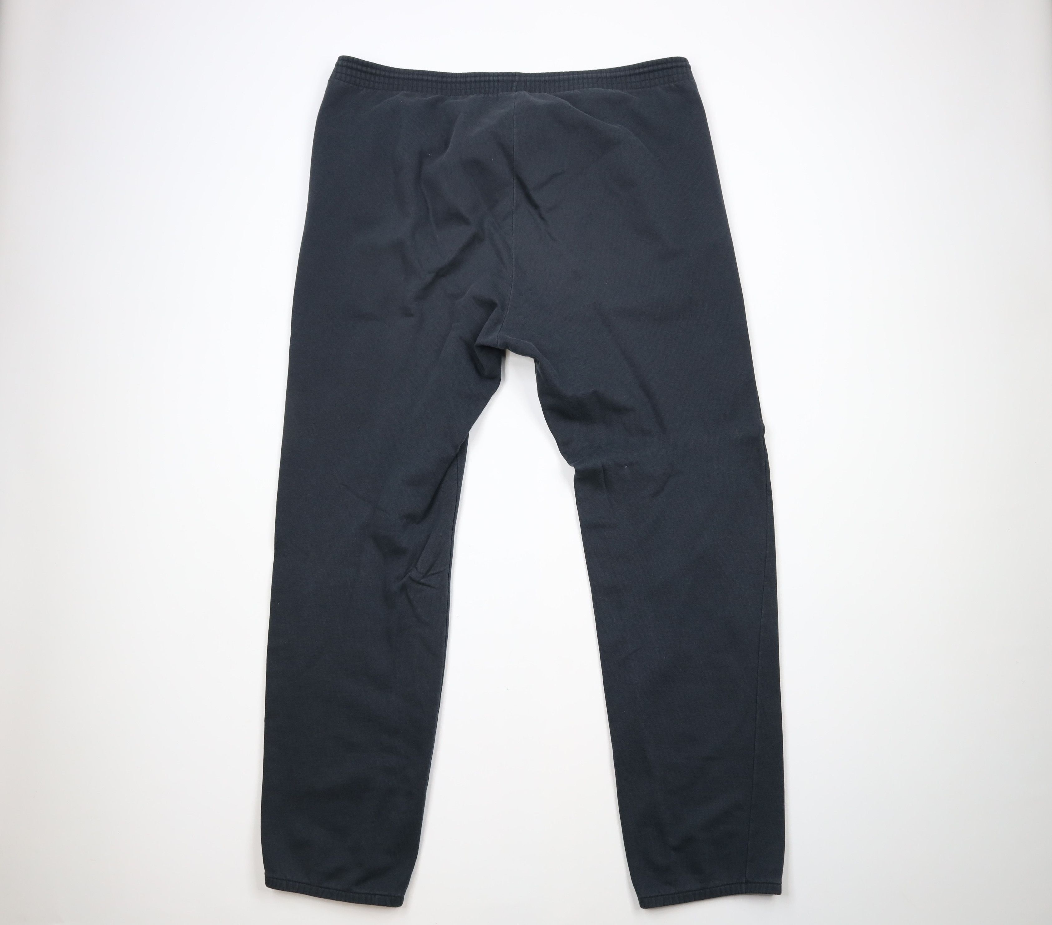 Nike Vintage 90s Nike Scott Mini Swoosh Sweatpants Black AS IS Size US 38 / EU 54 - 9 Thumbnail
