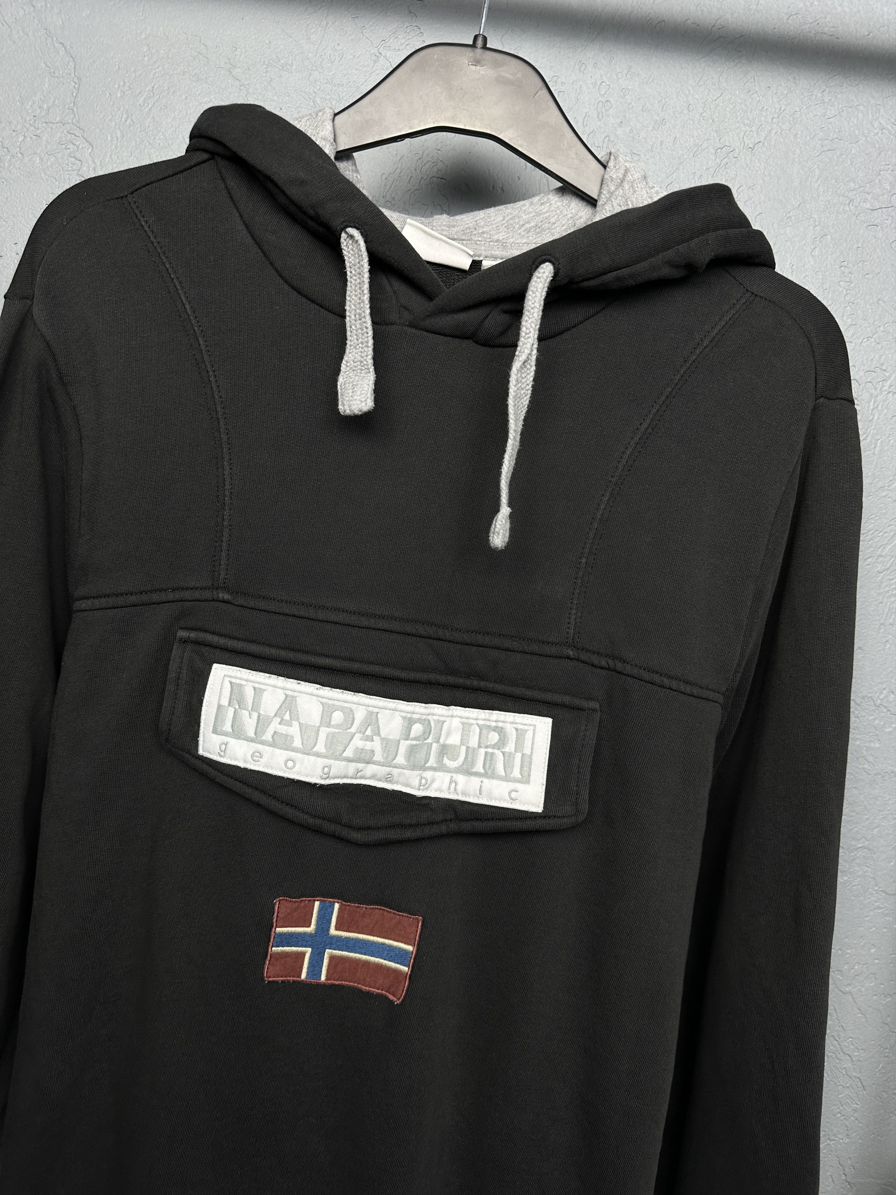 Napapijri Napapijri Mens Big Logo Hoodie Size US XS / EU 42 / 0 - 2 Thumbnail