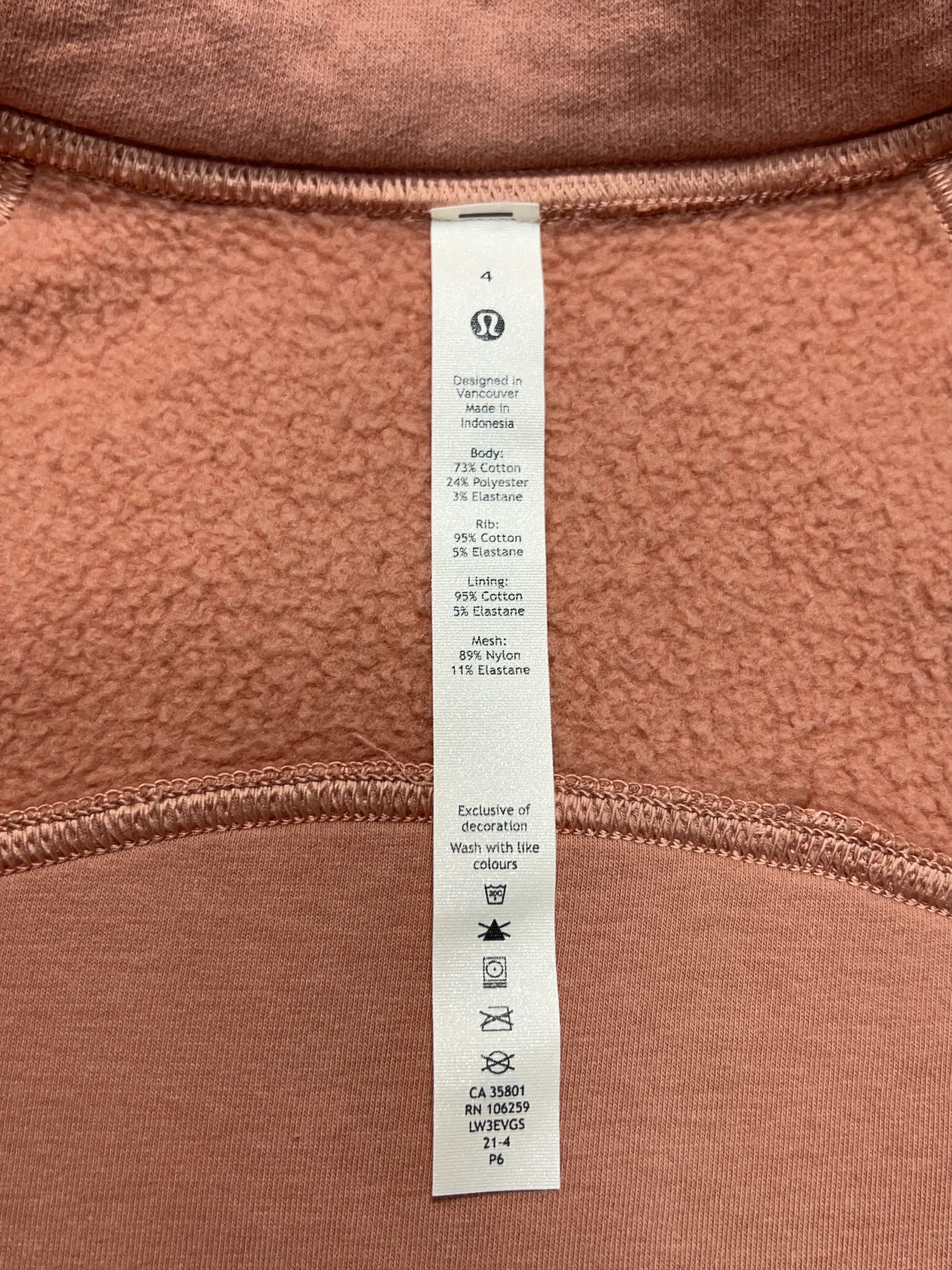 Lululemon Womens Radiant Jacket ZIp Sweater Hooded Sport Yoga Size 4 Size XS / US 0-2 / IT 36-38 - 9 Thumbnail