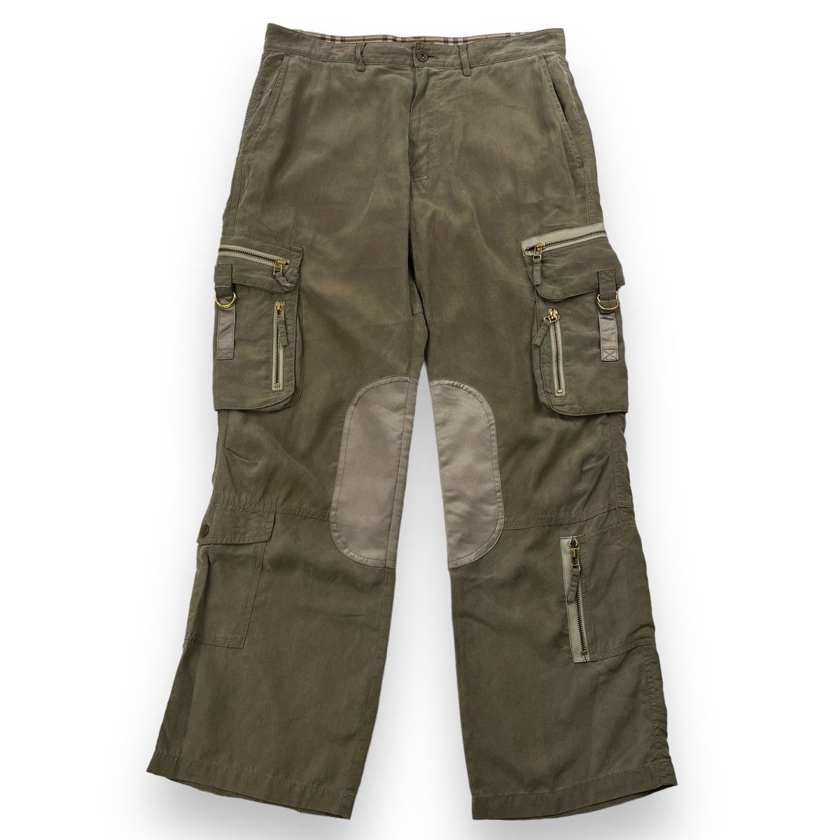Burberry Burberry Khaki Cargo Trousers Size US 30 / EU 46 - 2 Thumbnail