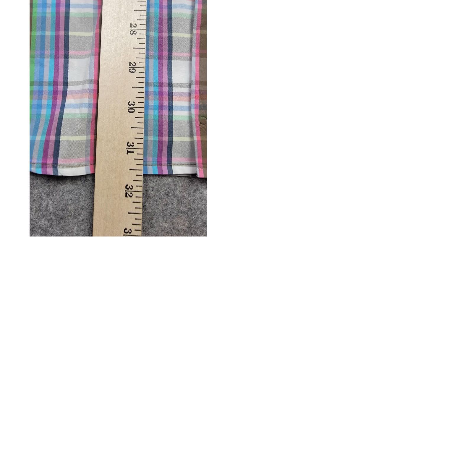 Peter Millar Peter Millar Shirt Mens XL Plaid Multicolor Weekender Wash Long Sleeve Button-Down Collar Button-Up Shirt Size US XL / EU 56 / 4 - 9 Thumbnail